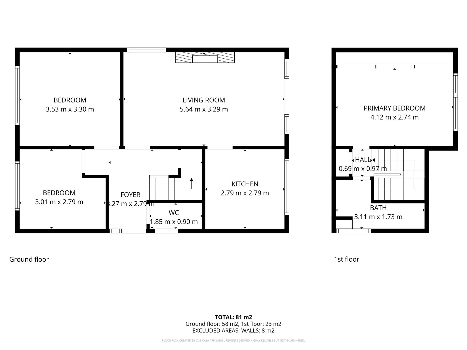 53, Forest Avenue, Hengoed floorplan