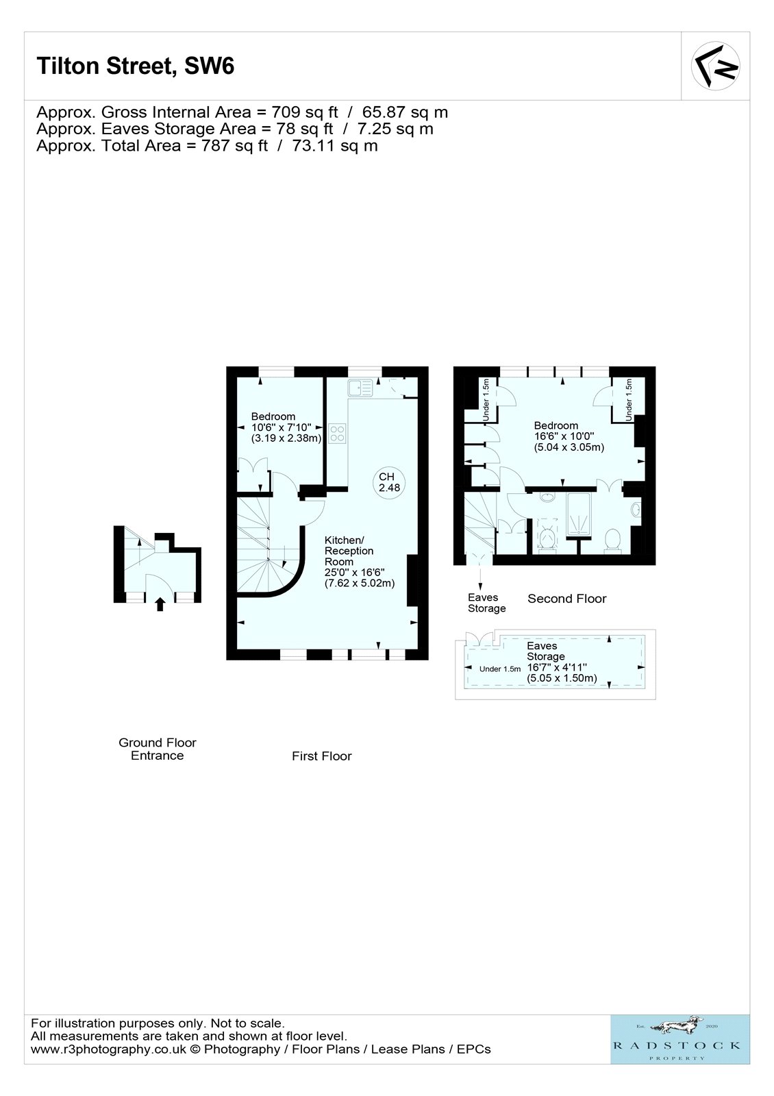 A, 12, Tilton Street, London floorplan