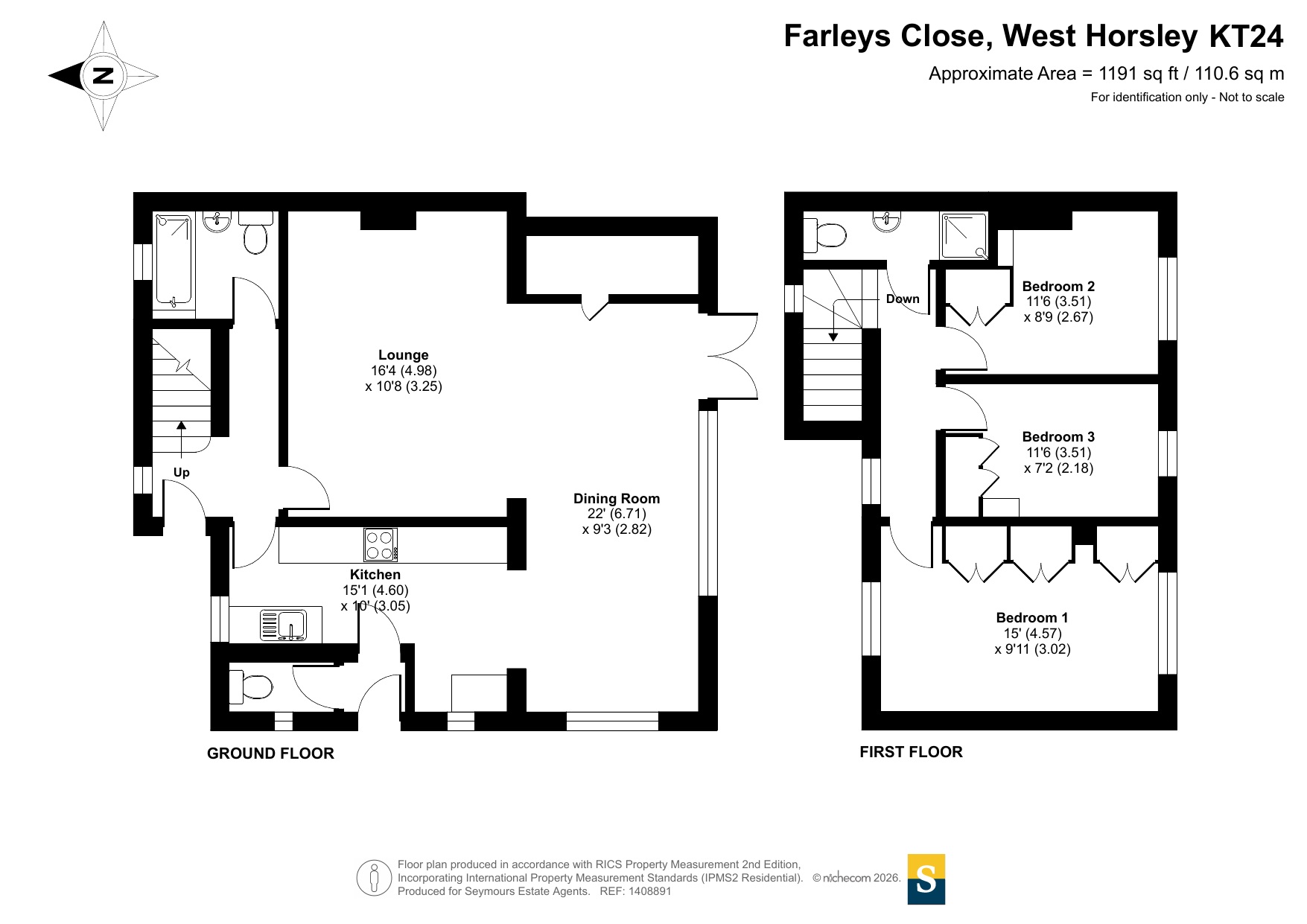 2, Farleys Close, Surrey floorplan