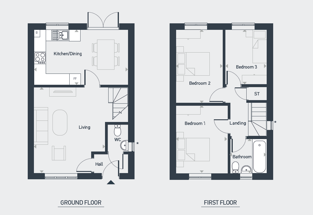 Plot 40 - The Roma,, The Pottery, Nottingham floorplan