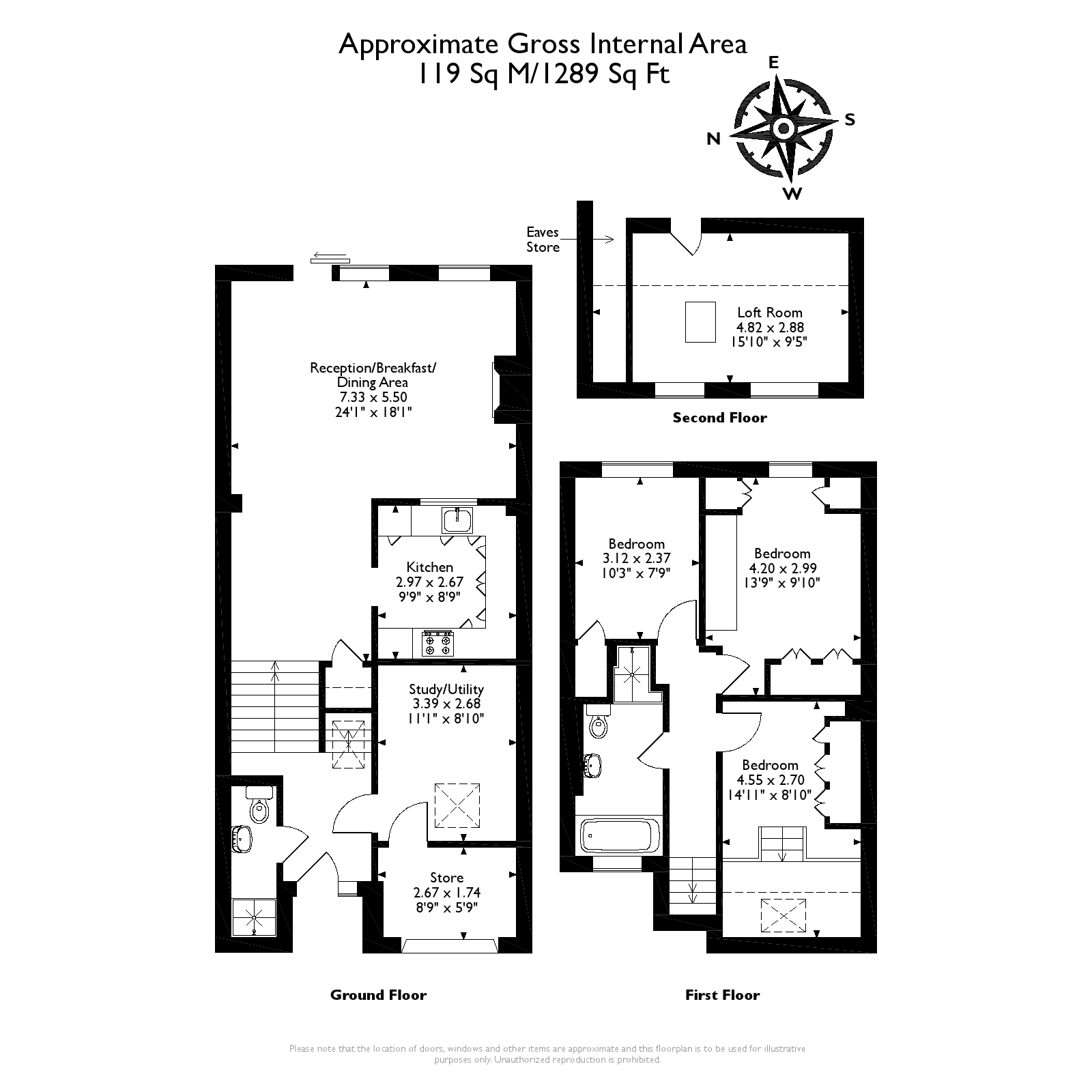 3 Bedrooms Town house for sale in Artington Walk, Guildford GU2