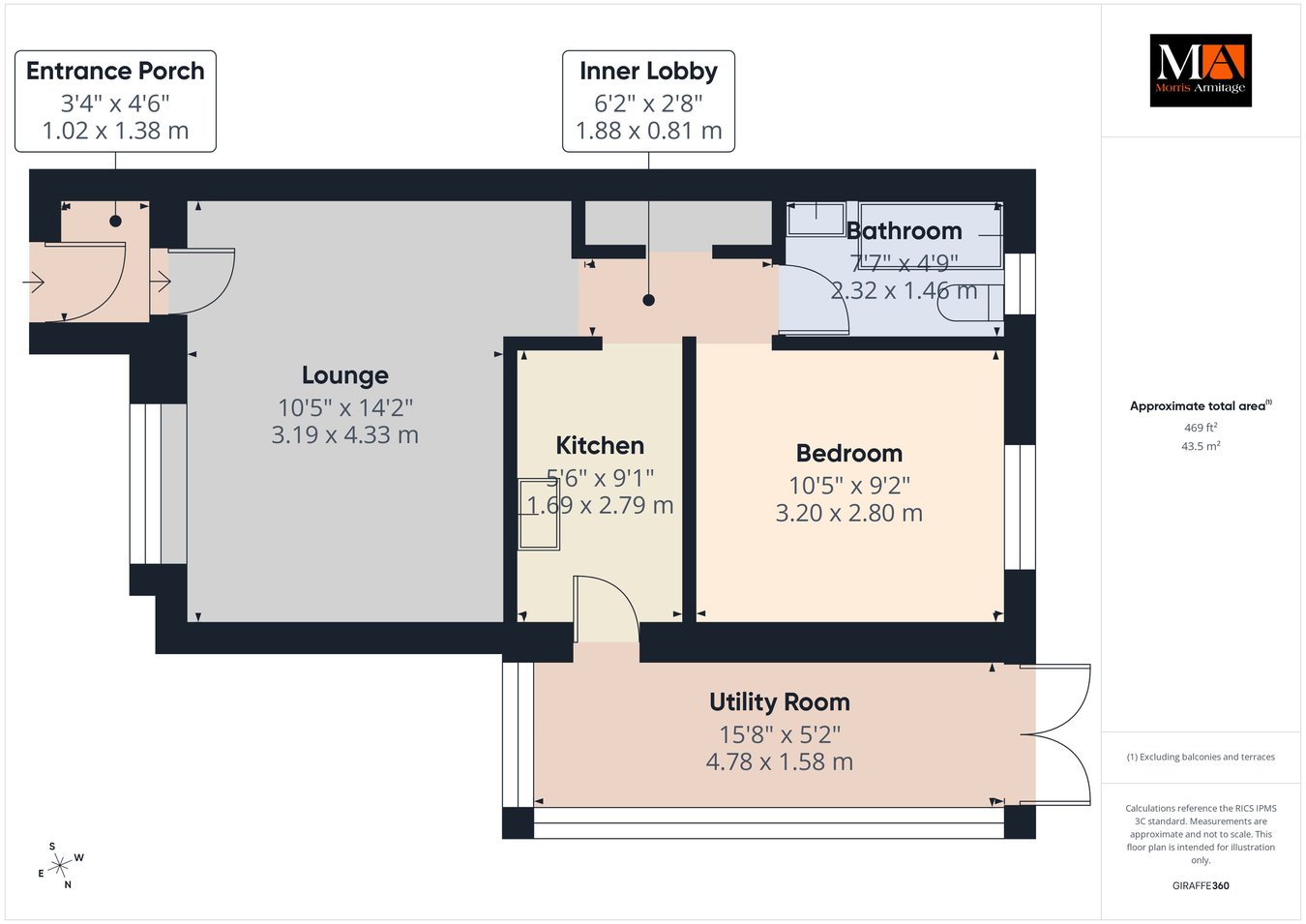 25A, Thomas Close, King's Lynn floorplan