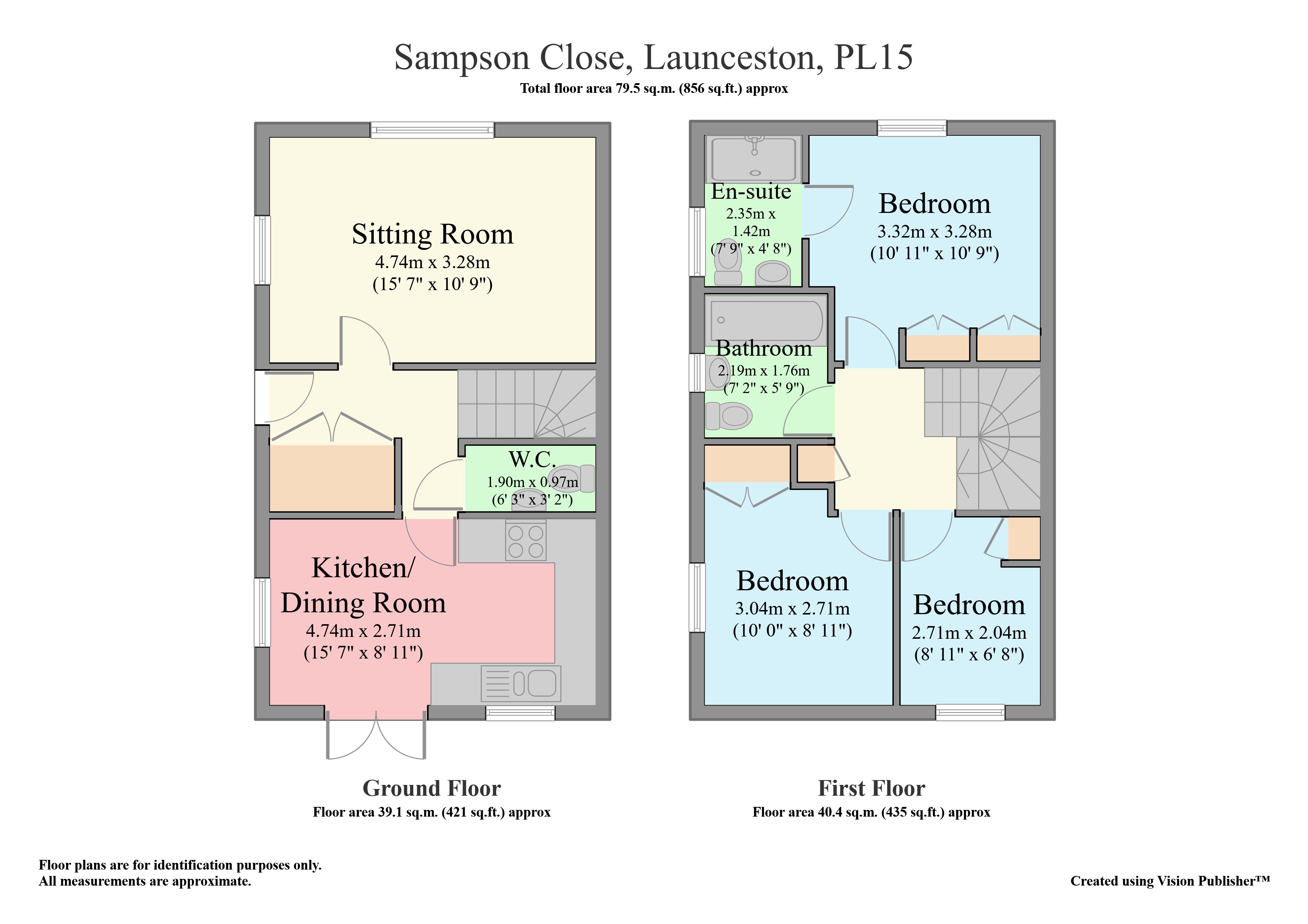 Sampson Close, Chapel Gate, Launceston, Cornwall PL15, 3 bedroom semi