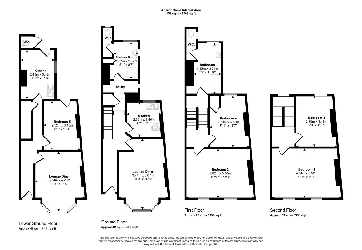58, Vauxhall Grove, London floorplan