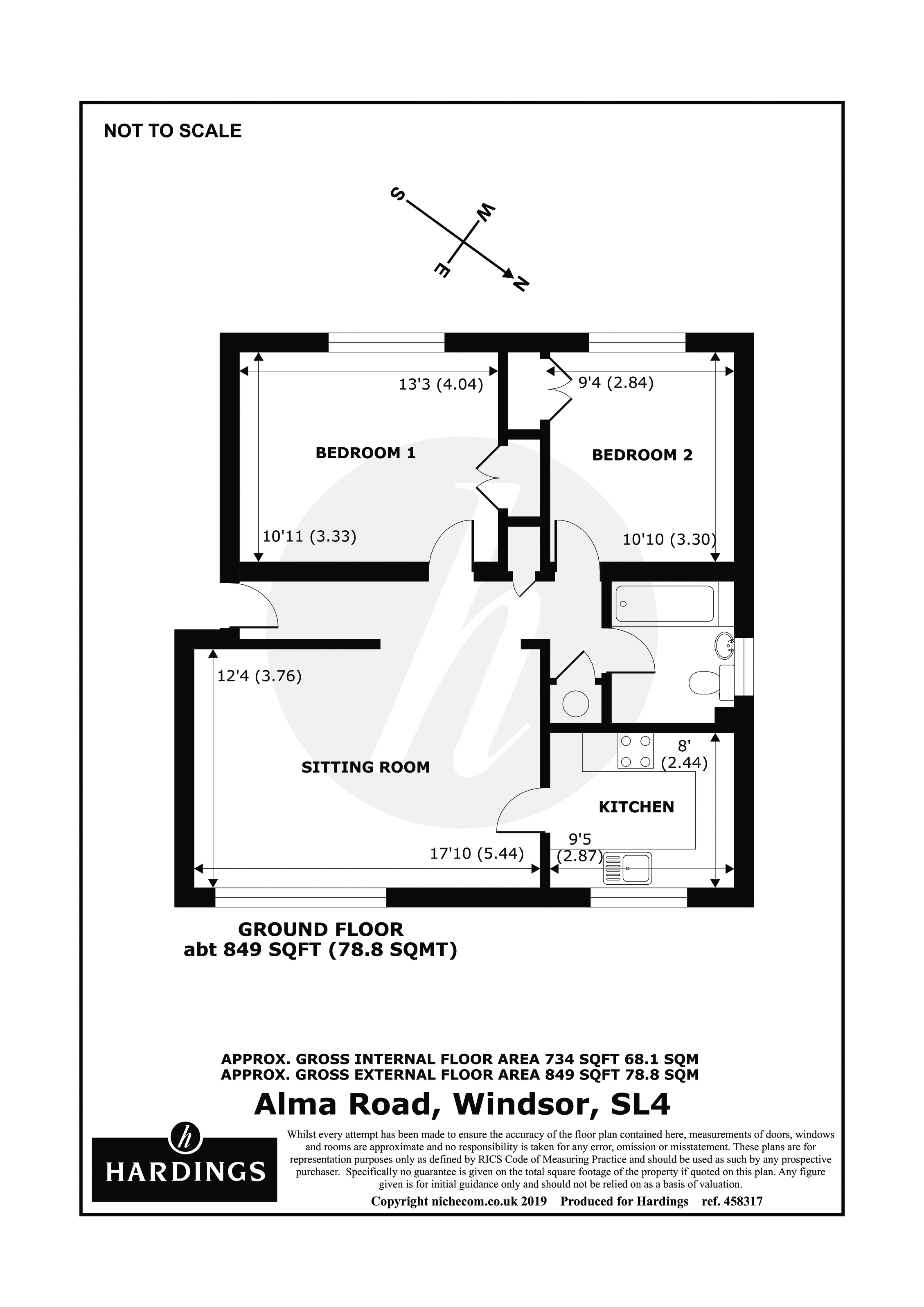 2 Bedrooms Flat to rent in Hatton Court, Alma Road, Windsor, Berkshire SL4
