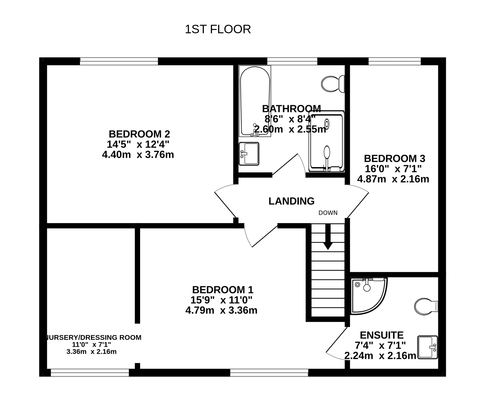 11, Third Avenue, Douglas floorplan