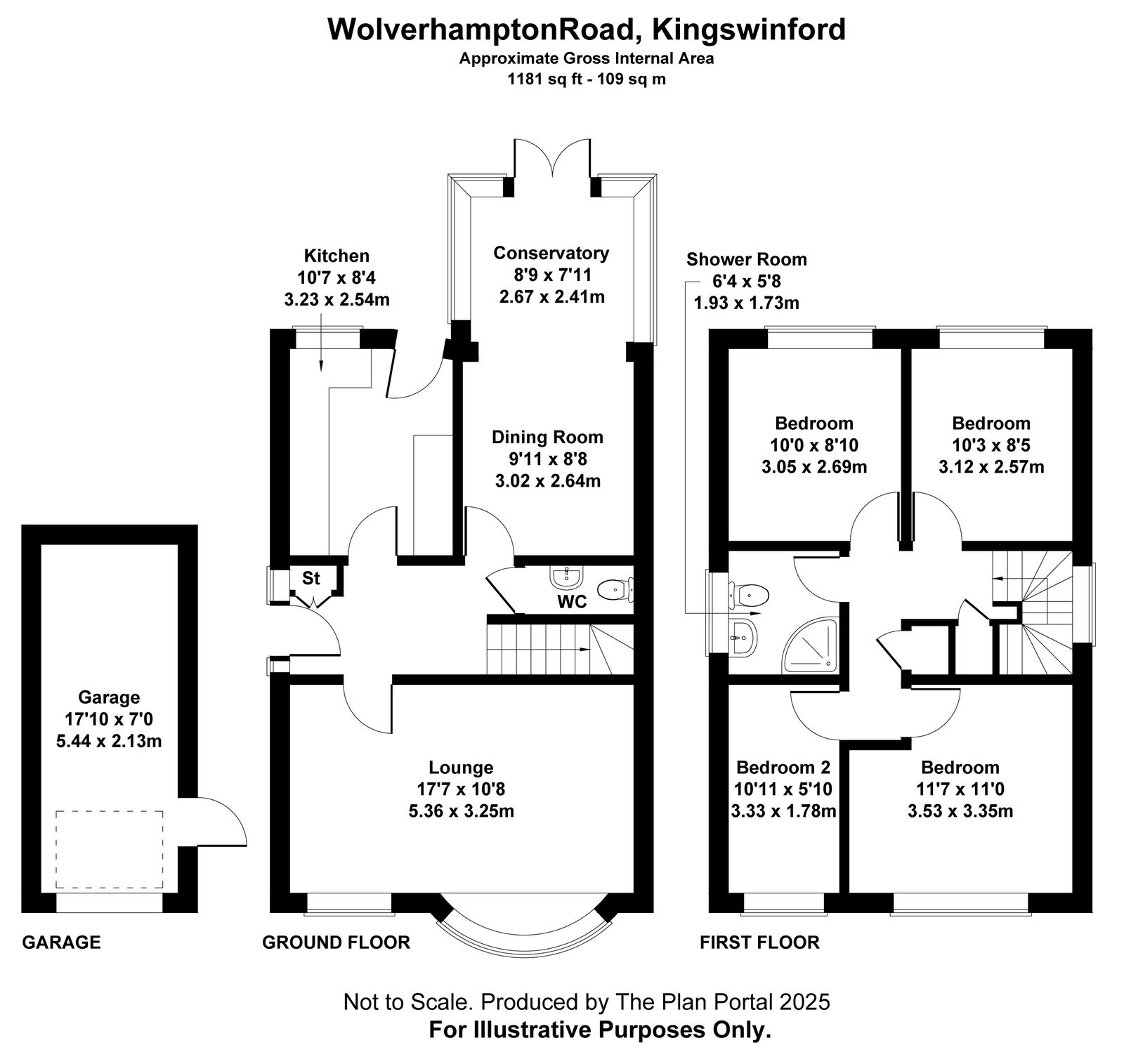 16a, Wolverhampton Road, Kingswinford floorplan