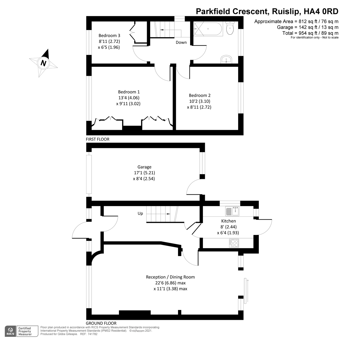 Parkfield Crescent, Ruislip, Middlesex HA4, 3 bedroom semidetached
