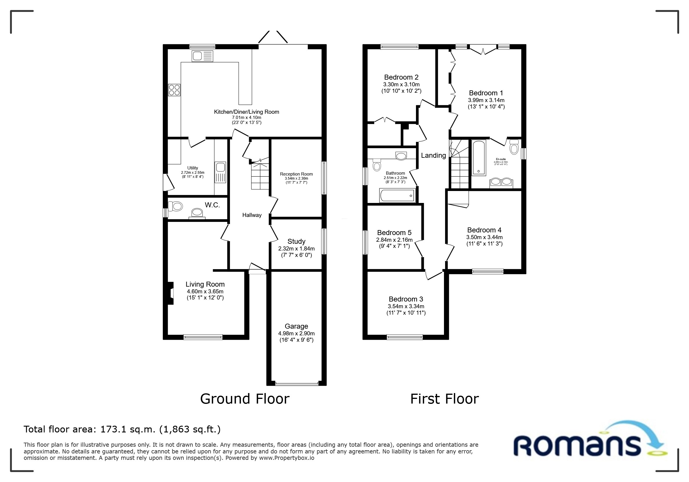 23, Harts Leap Road, Berkshire floorplan