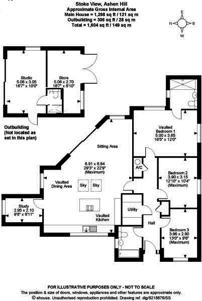 4 Bedrooms Detached bungalow for sale in Ashen Hill, Ashen, Sudbury CO10
