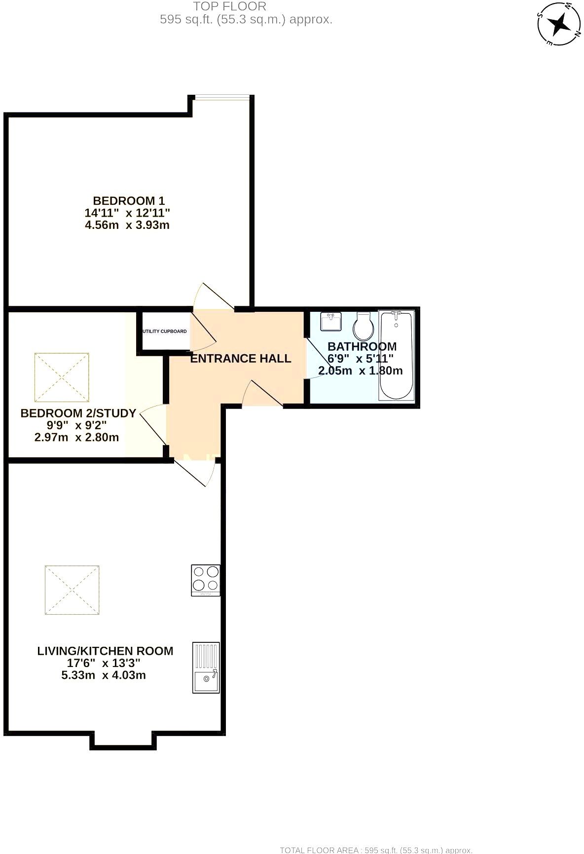 10, Daisy Close, Poole, BH15 floorplan