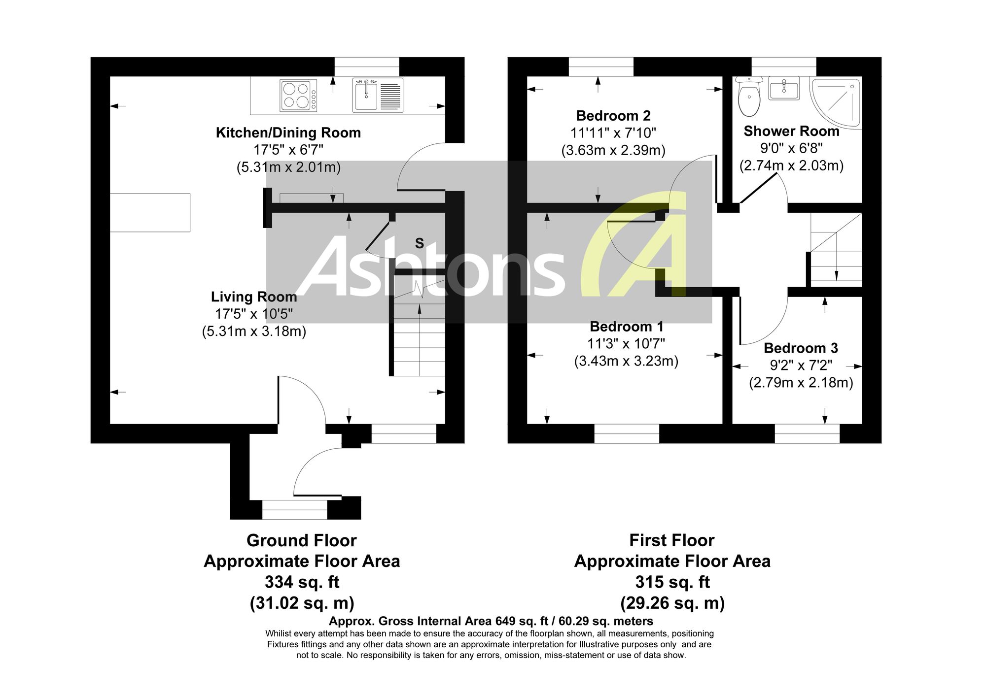 14 Smithy Lane, Widnes floorplan