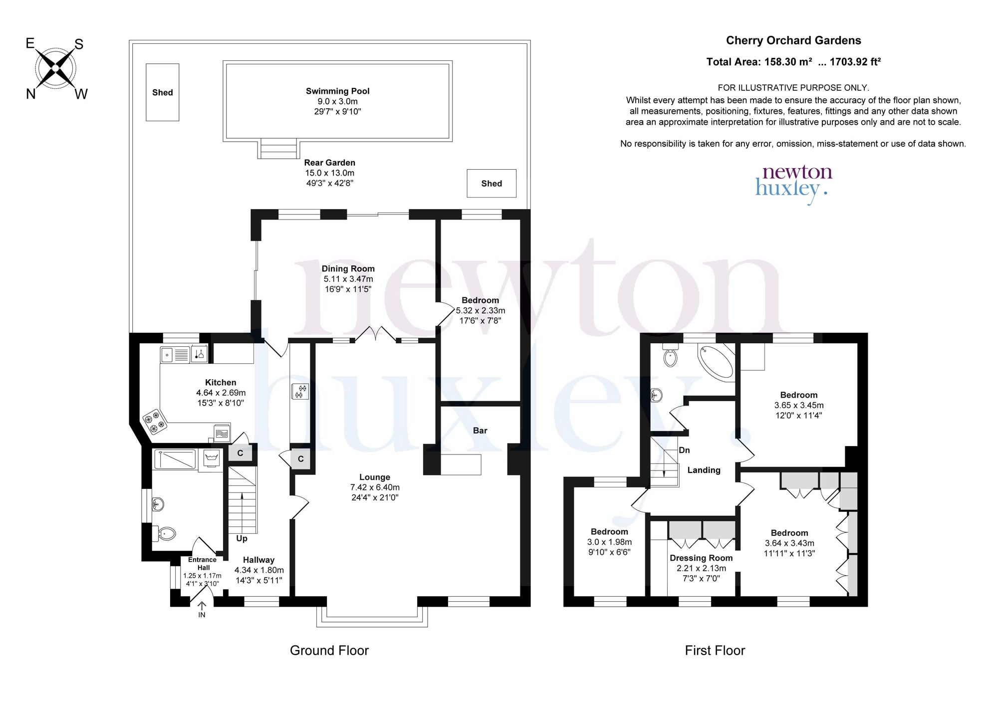 3 Cherry Orchard Gardens, West Molesey floorplan