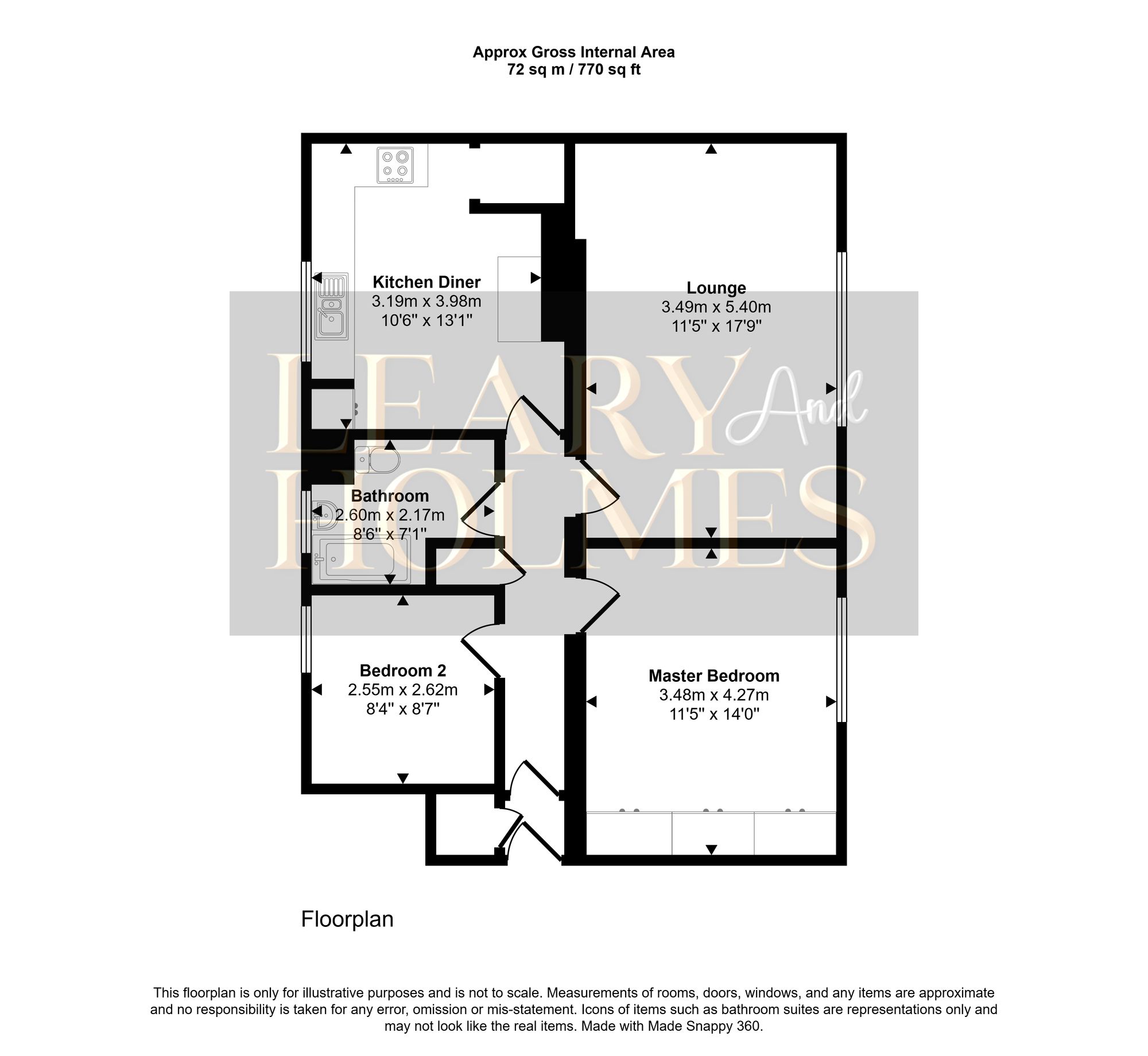 2 River Drive, South Shields floorplan