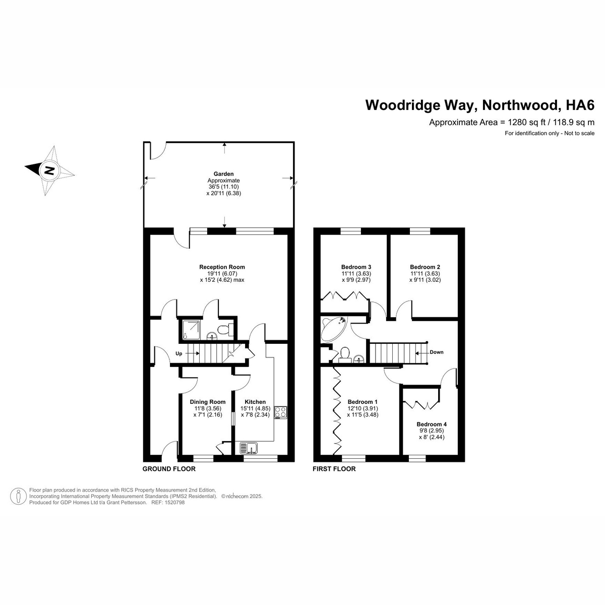 20, Woodridge Way, Northwood floorplan