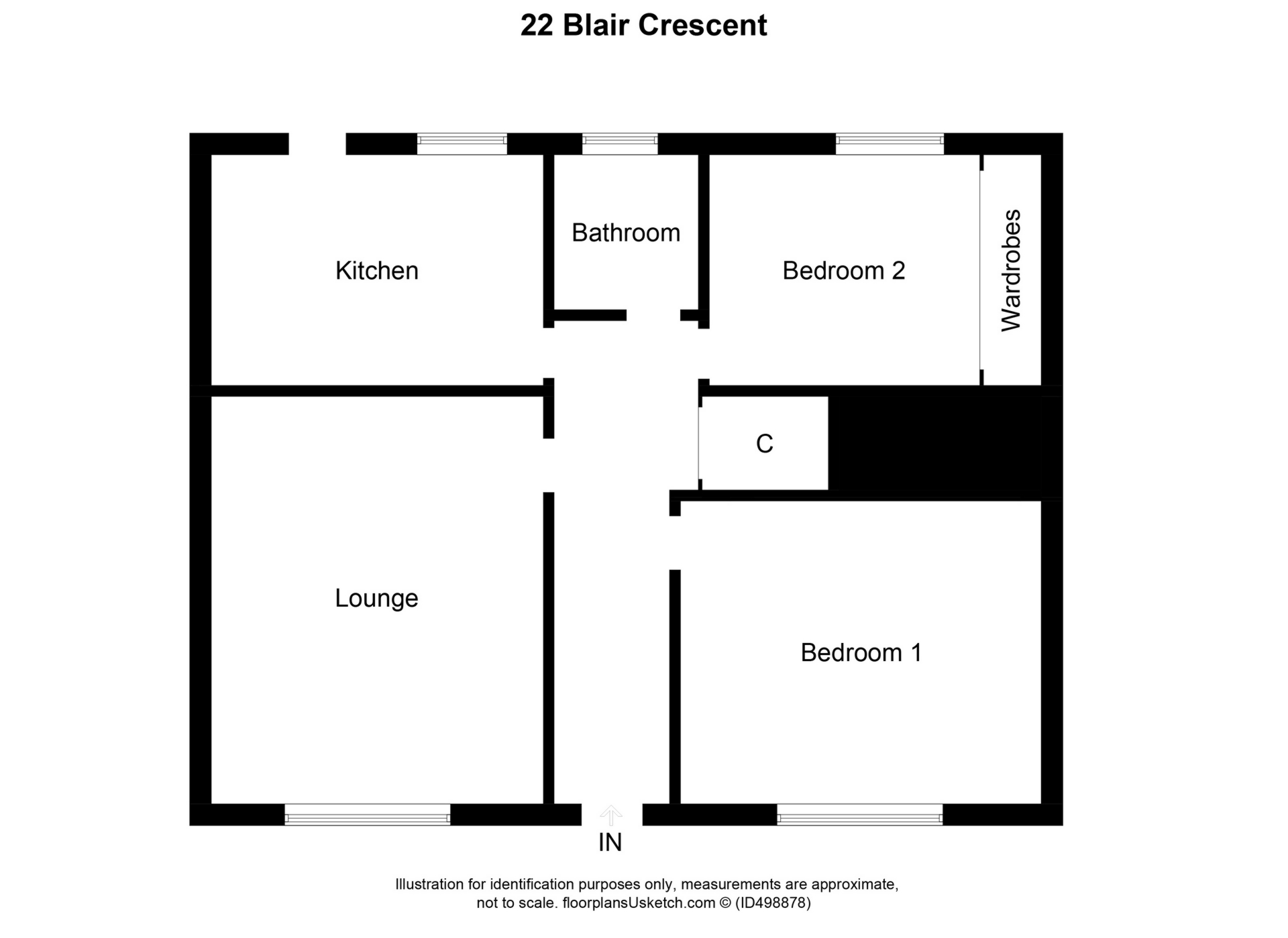 2 Bedrooms Flat for sale in Blair Crescent, Galston KA4