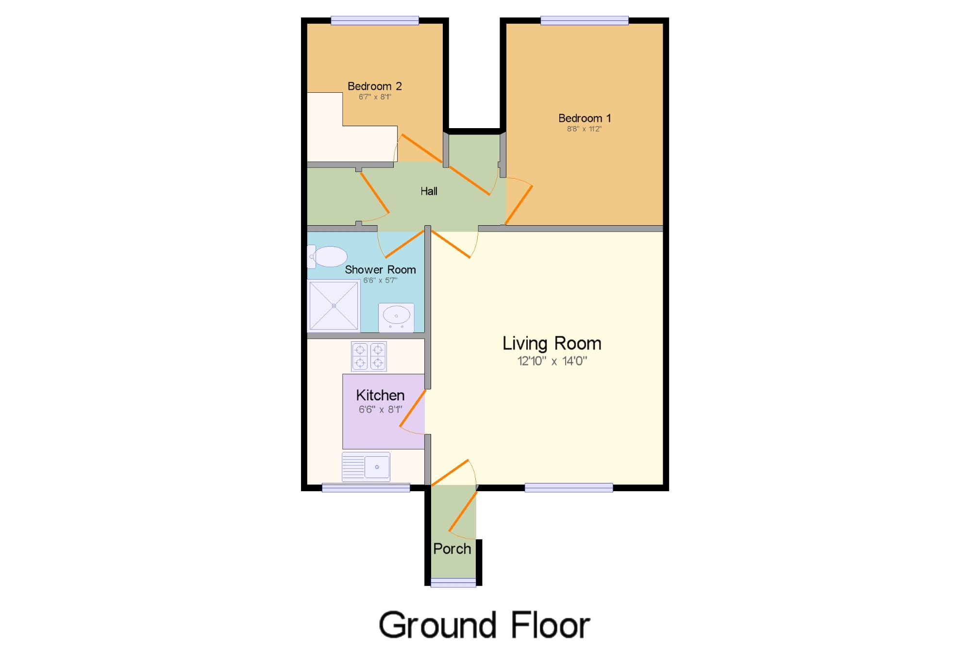 2 Bedrooms Flat for sale in Acaster Drive, Low Moor, Bradford, West Yorkshire BD12