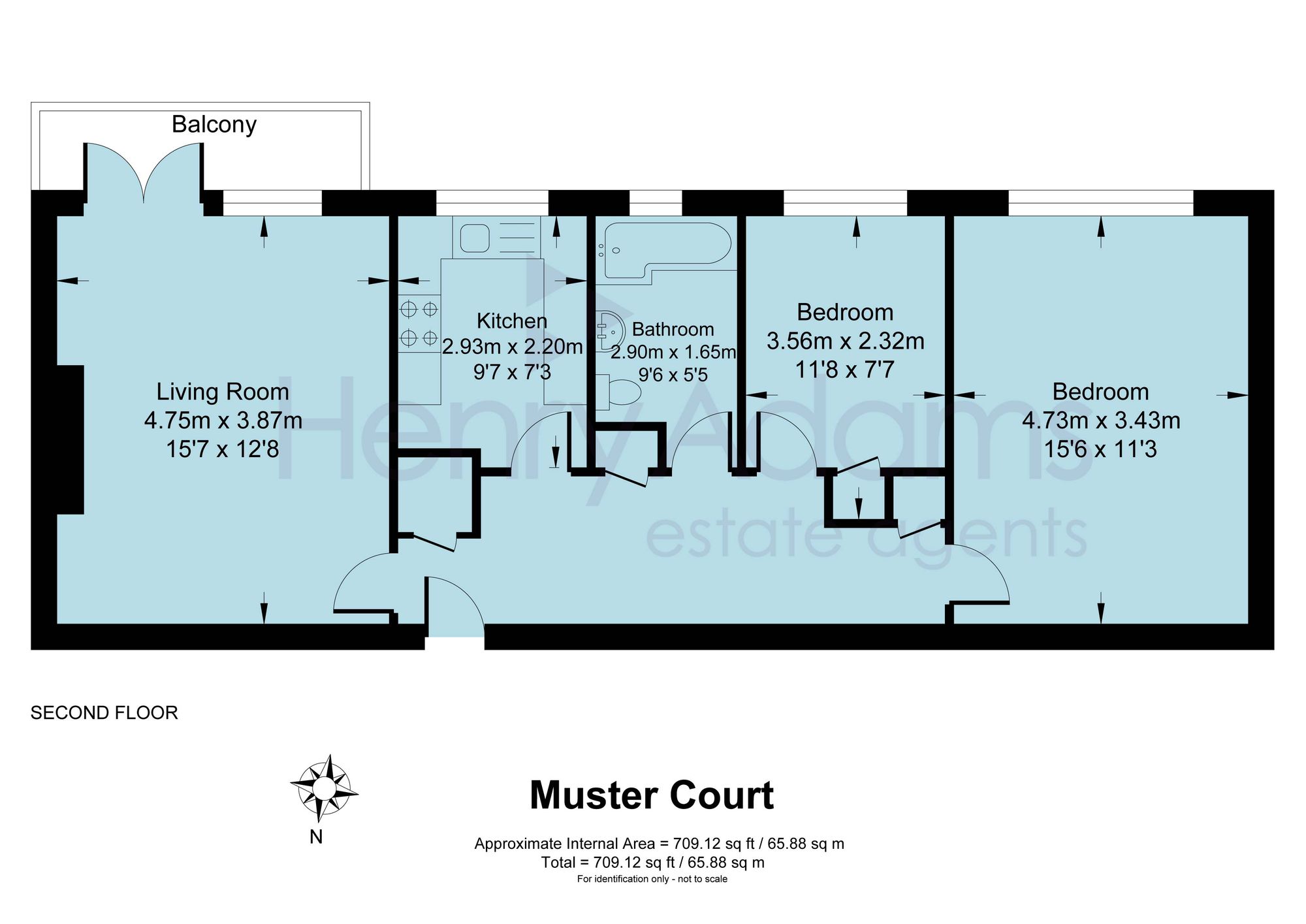 9 Muster Court, Haywards Heath floorplan