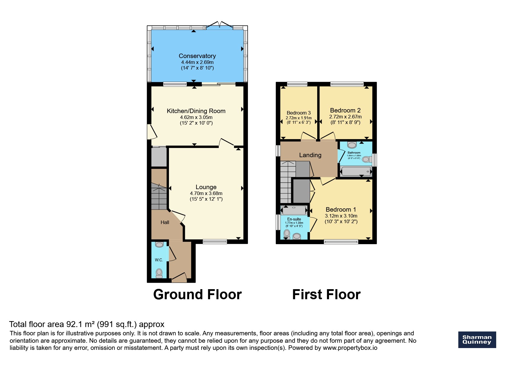 2, Knights Close, Northampton floorplan