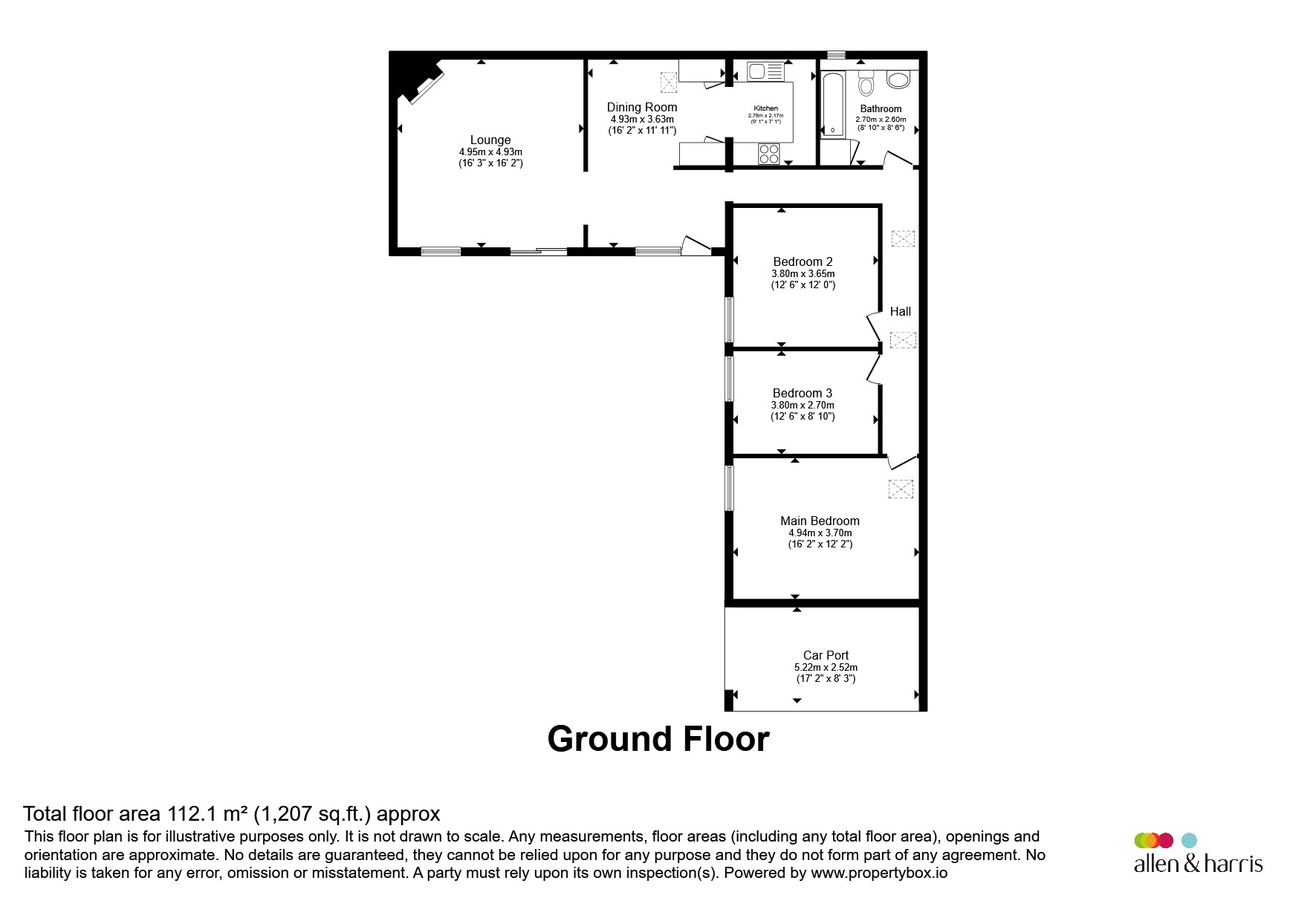 4, Hooks Court, High Street, Devizes floorplan