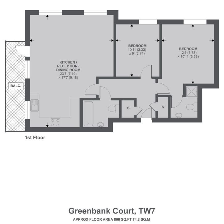 39, Greenbank Court, Isleworth floorplan