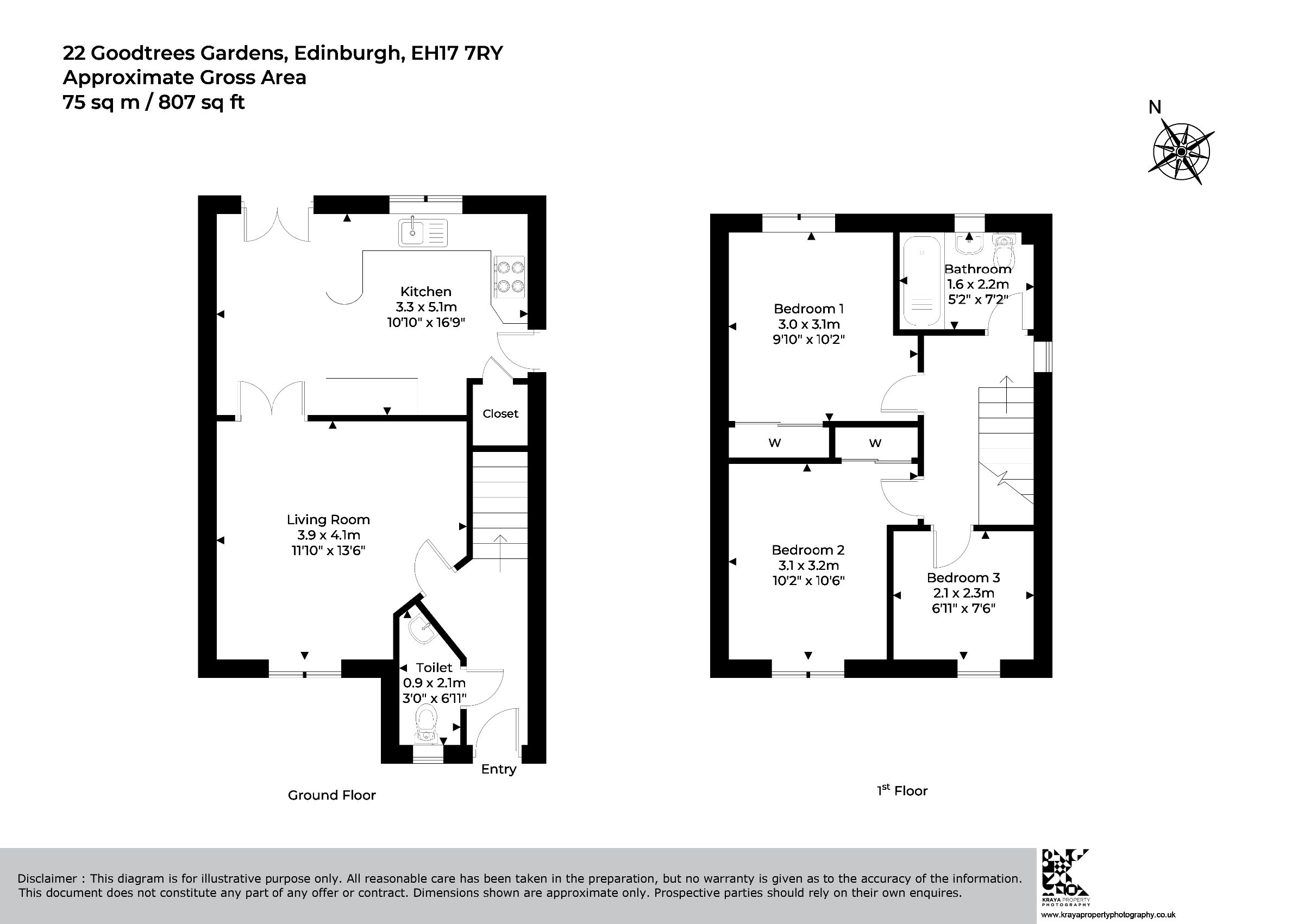 22 Goodtrees Gardens, Edinburgh floorplan