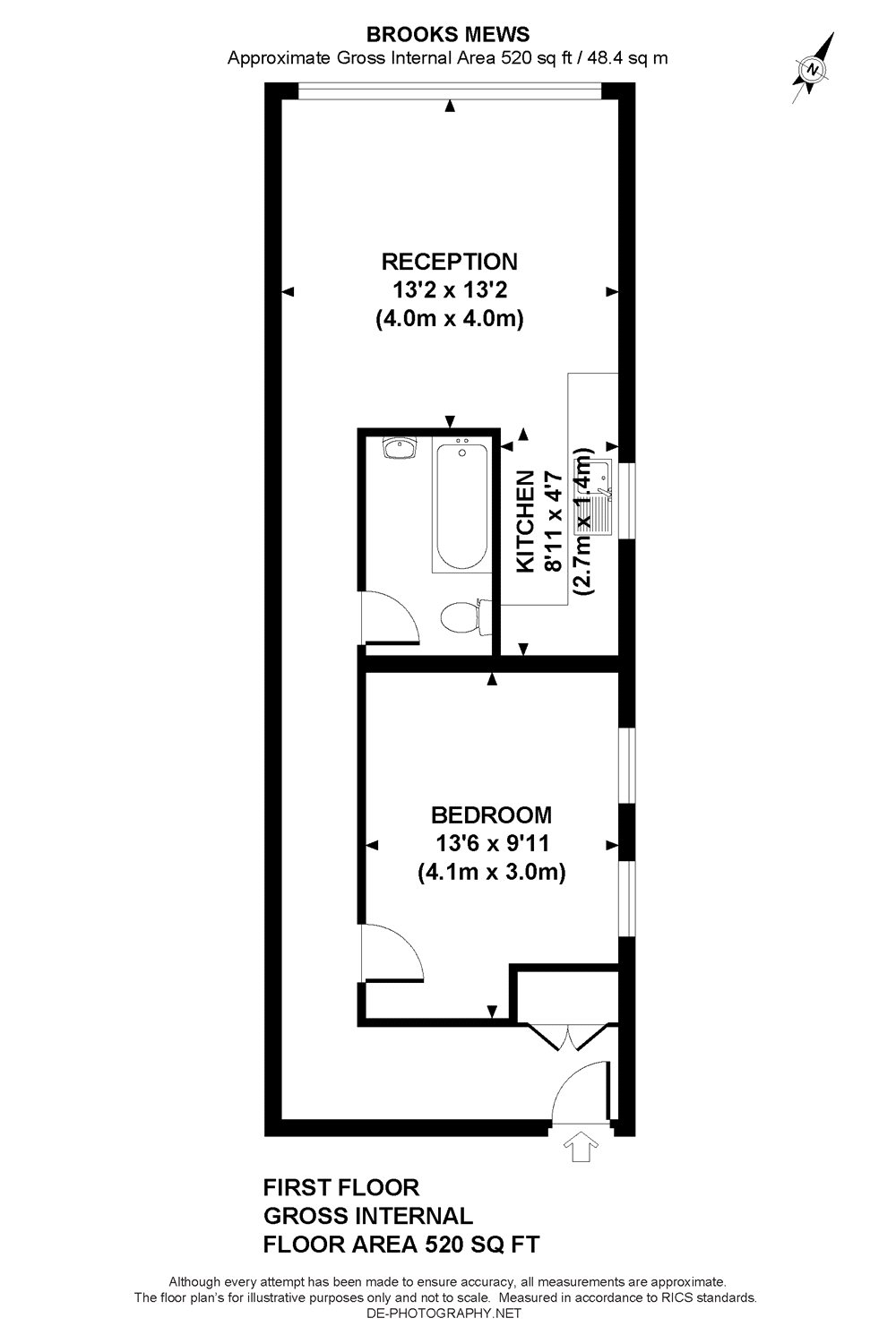 1 Bedrooms Flat to rent in Brook's Mews, London W1K