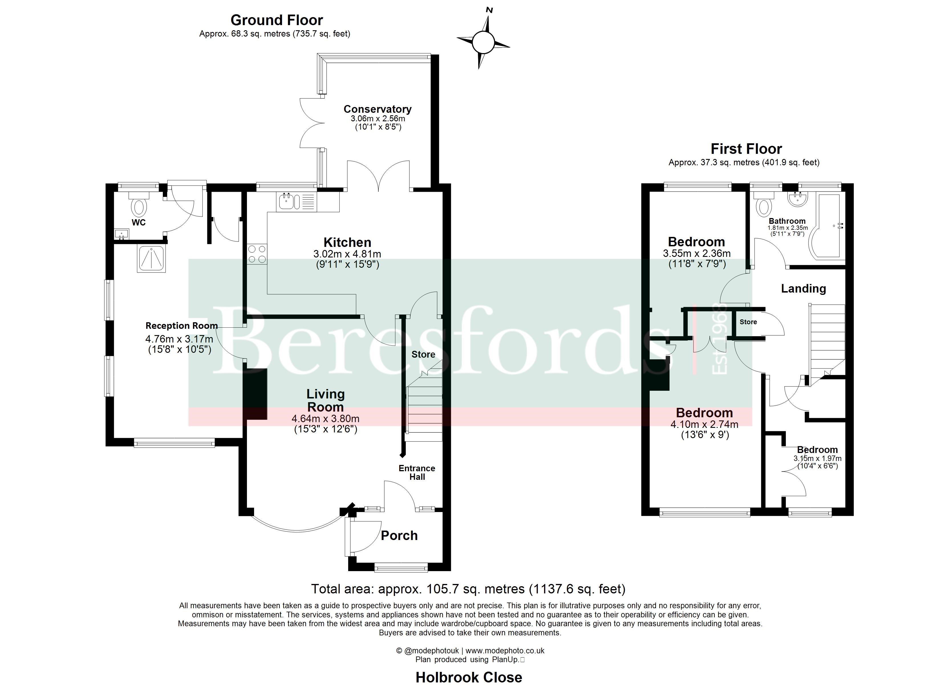 1, Holbrook Close, Essex floorplan