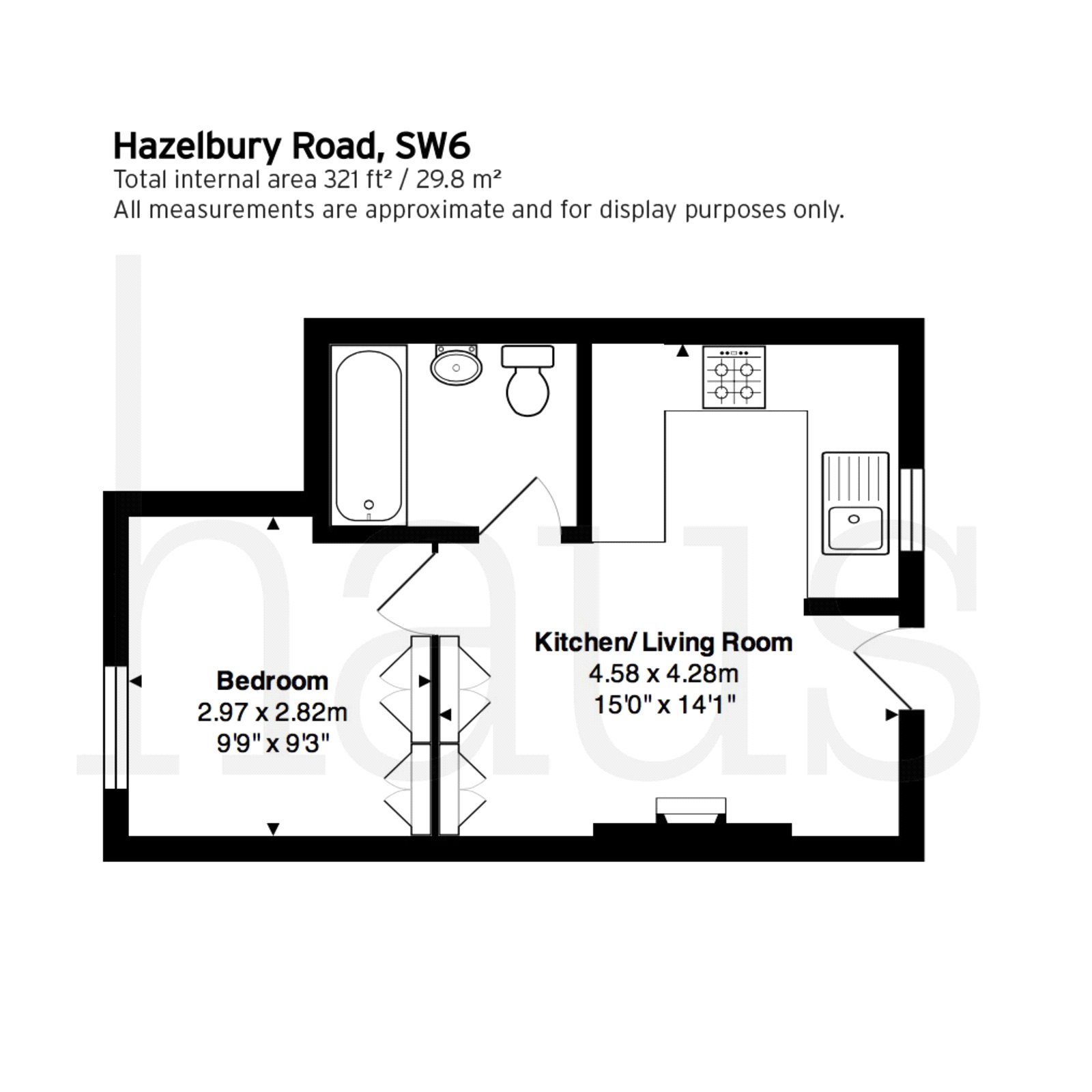 1 Bedrooms Flat to rent in Hazlebury Road, Fulham, London SW6