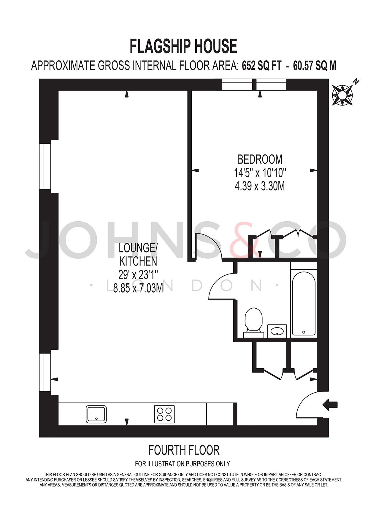 1 Bedrooms Flat to rent in Flagship House, Royal Wharf, London E16