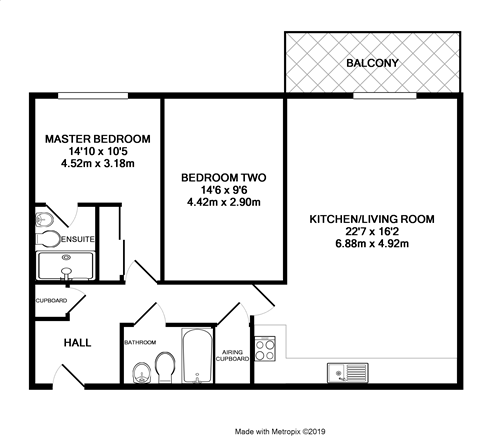 2 Bedrooms Flat to rent in Lynx Court, Wallis Square, Farnborough, Hampshire GU14