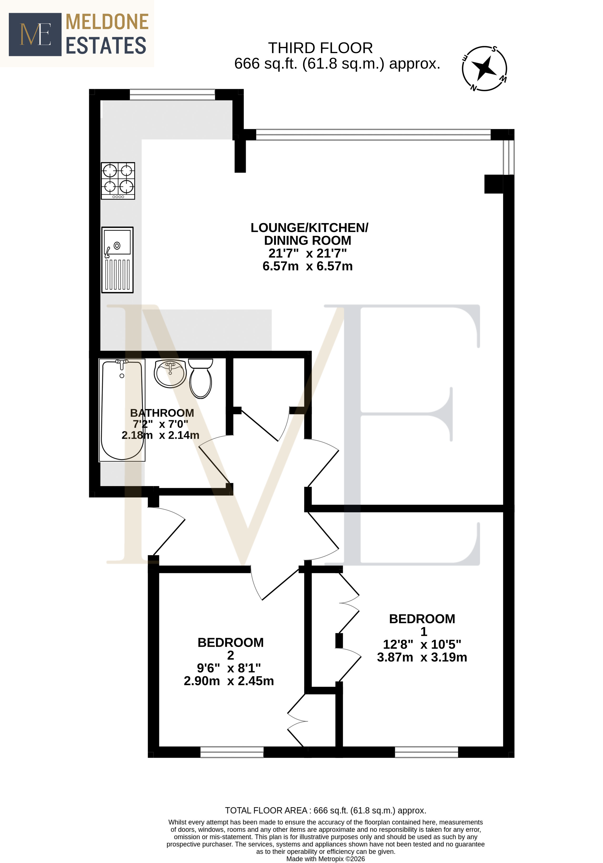 Lance Croft, Longfield floorplan