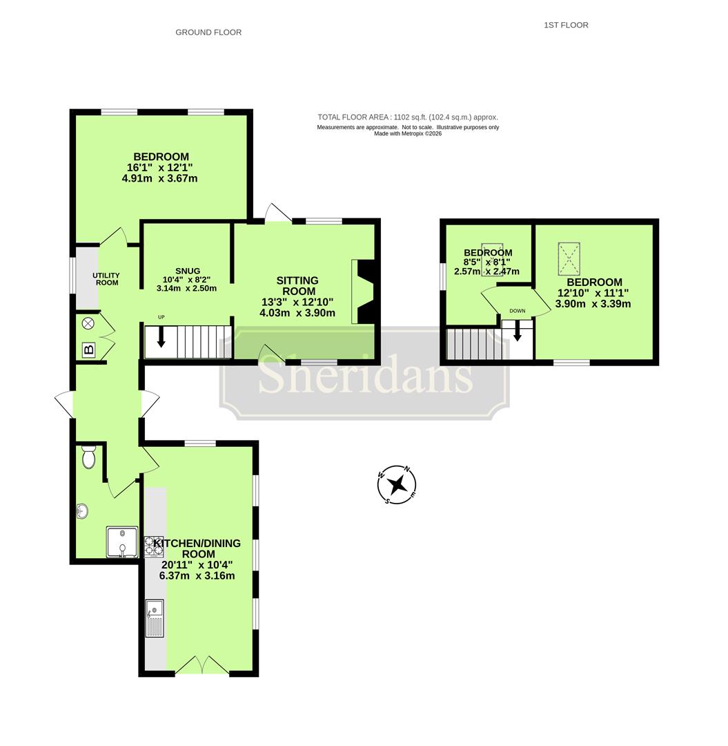 Primrose Cottage, The Street, Bury St. Edmunds floorplan