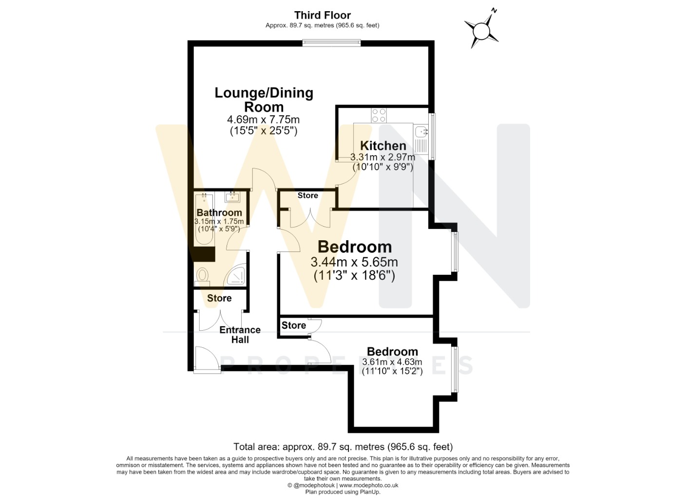 27 Thorndon Hall, Thorndon Park, Brentwood floorplan