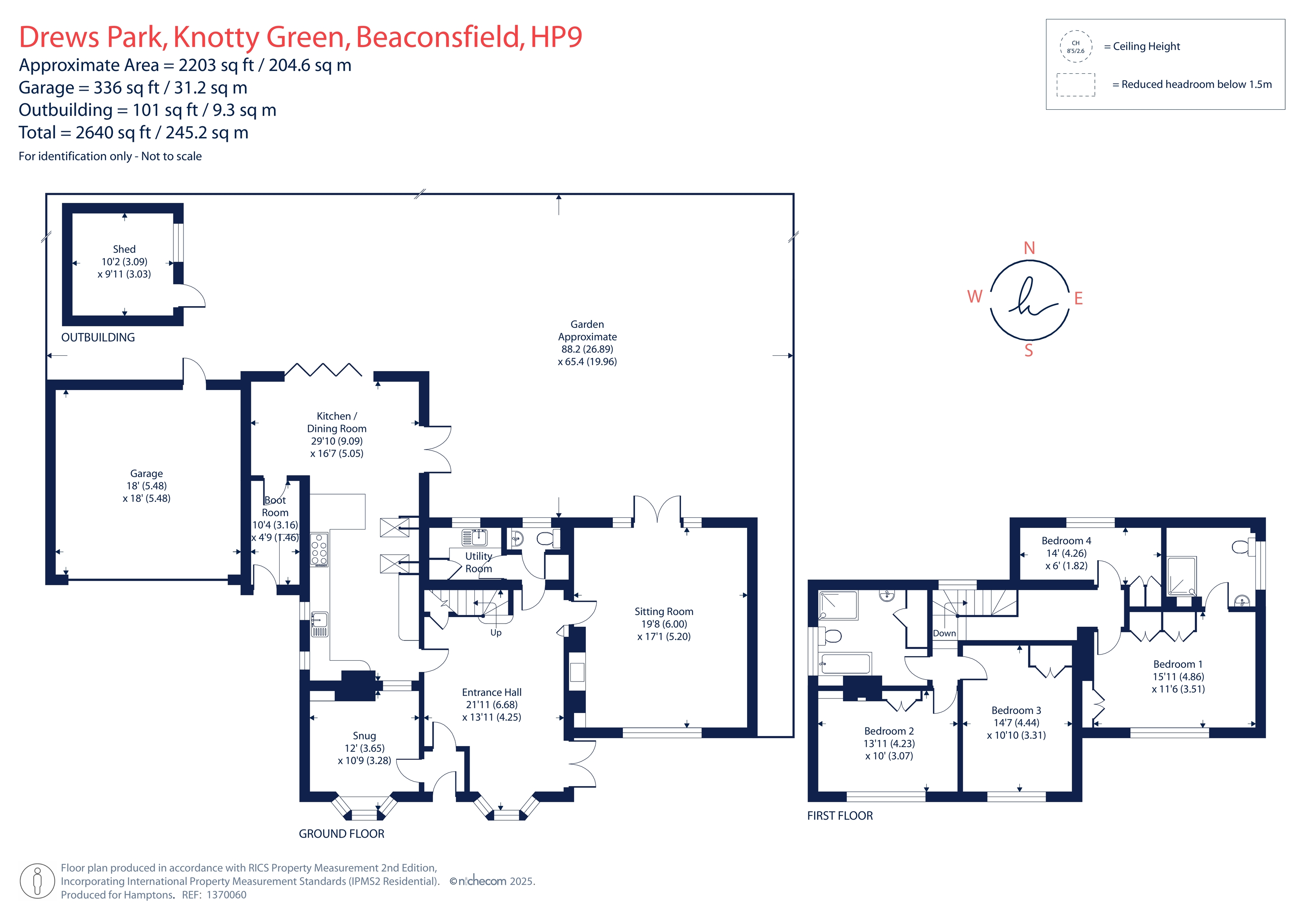 Drews Lodge, Drews Park, Beaconsfield floorplan