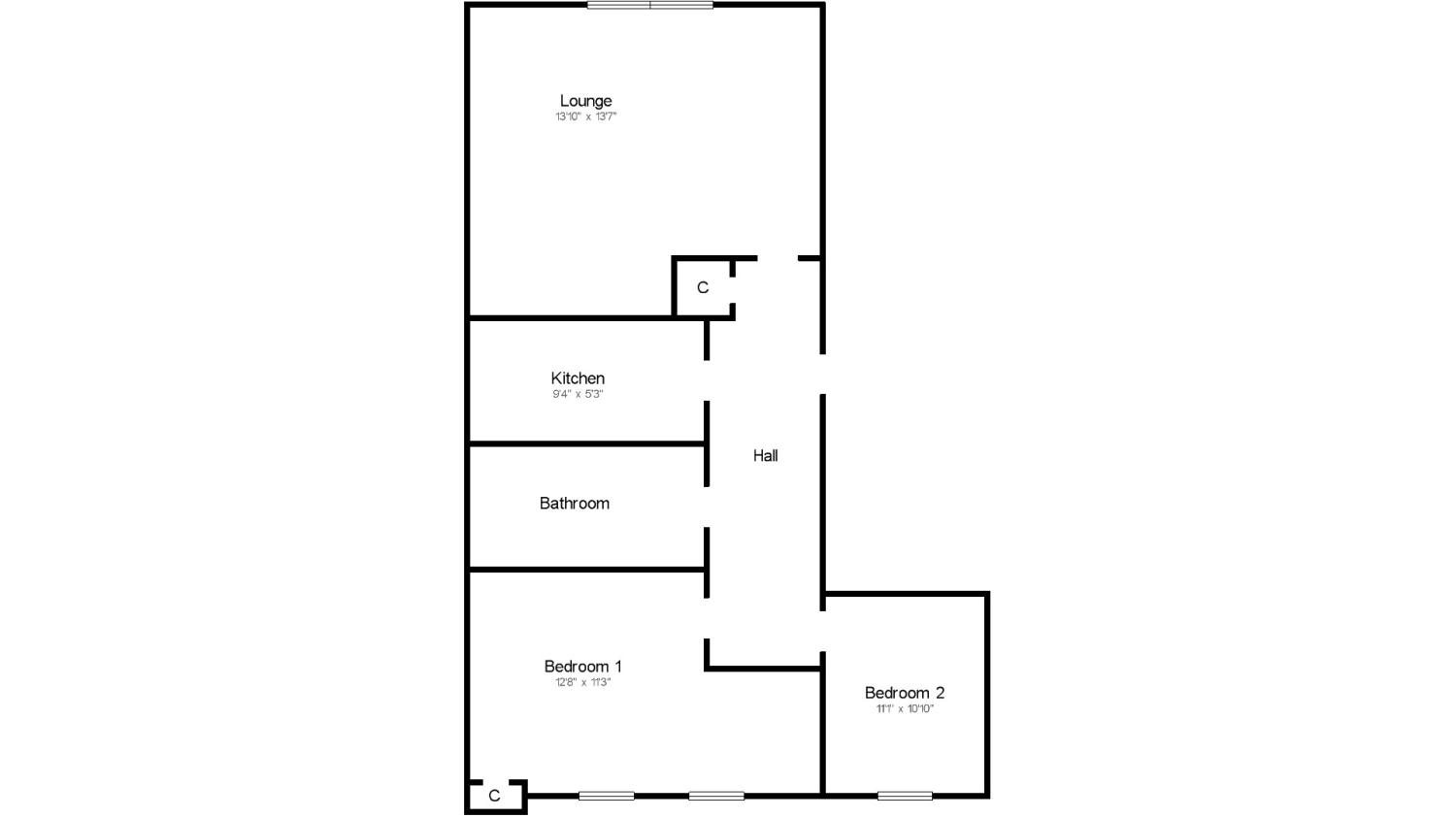 2 Bedrooms Flat for sale in Garturk Street, Glasgow, Lanarkshire G42
