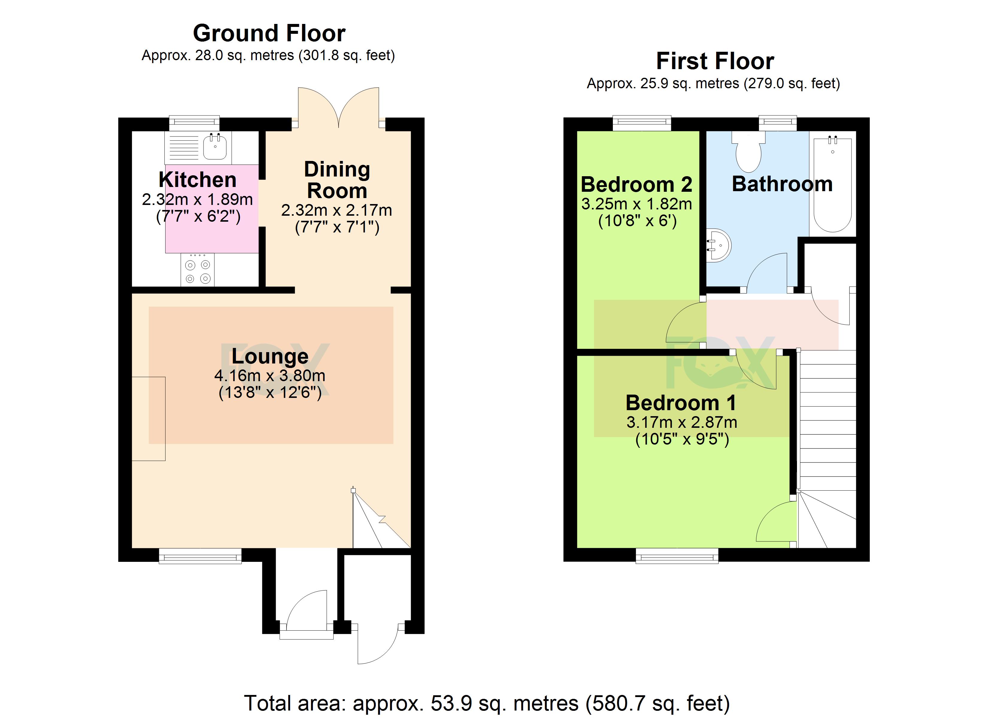 2 Bedrooms Terraced house for sale in Bentley Close, Bishop's Stortford CM23