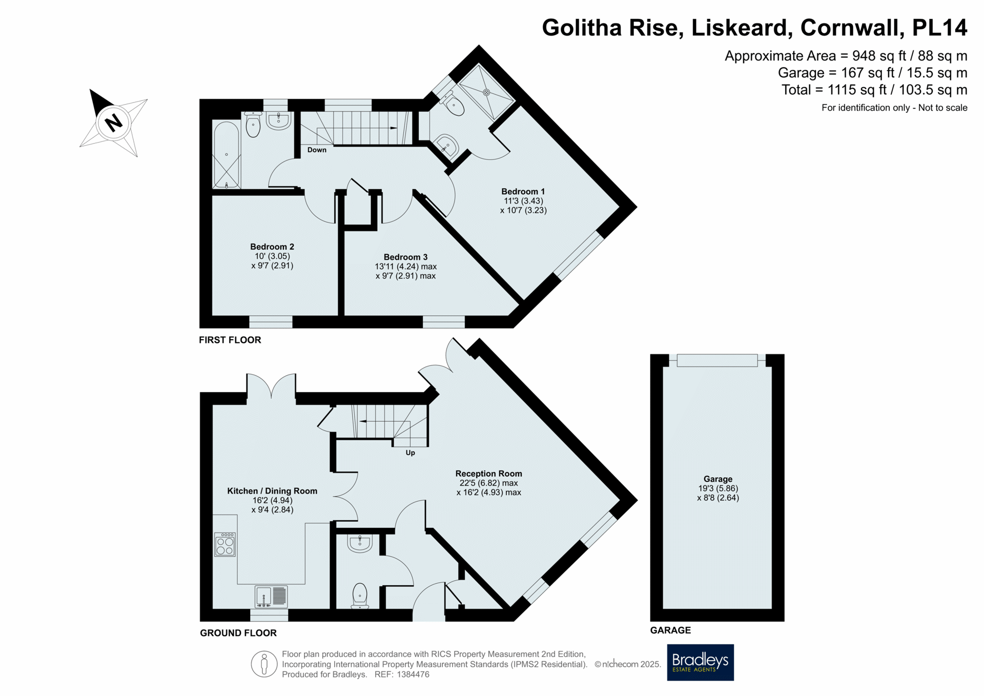 48, Golitha Rise, Cornwall floorplan