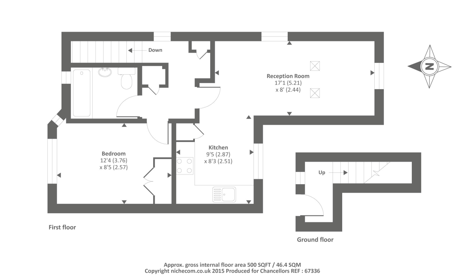 1 Bedrooms Flat to rent in Wolvercote, North Oxford OX2