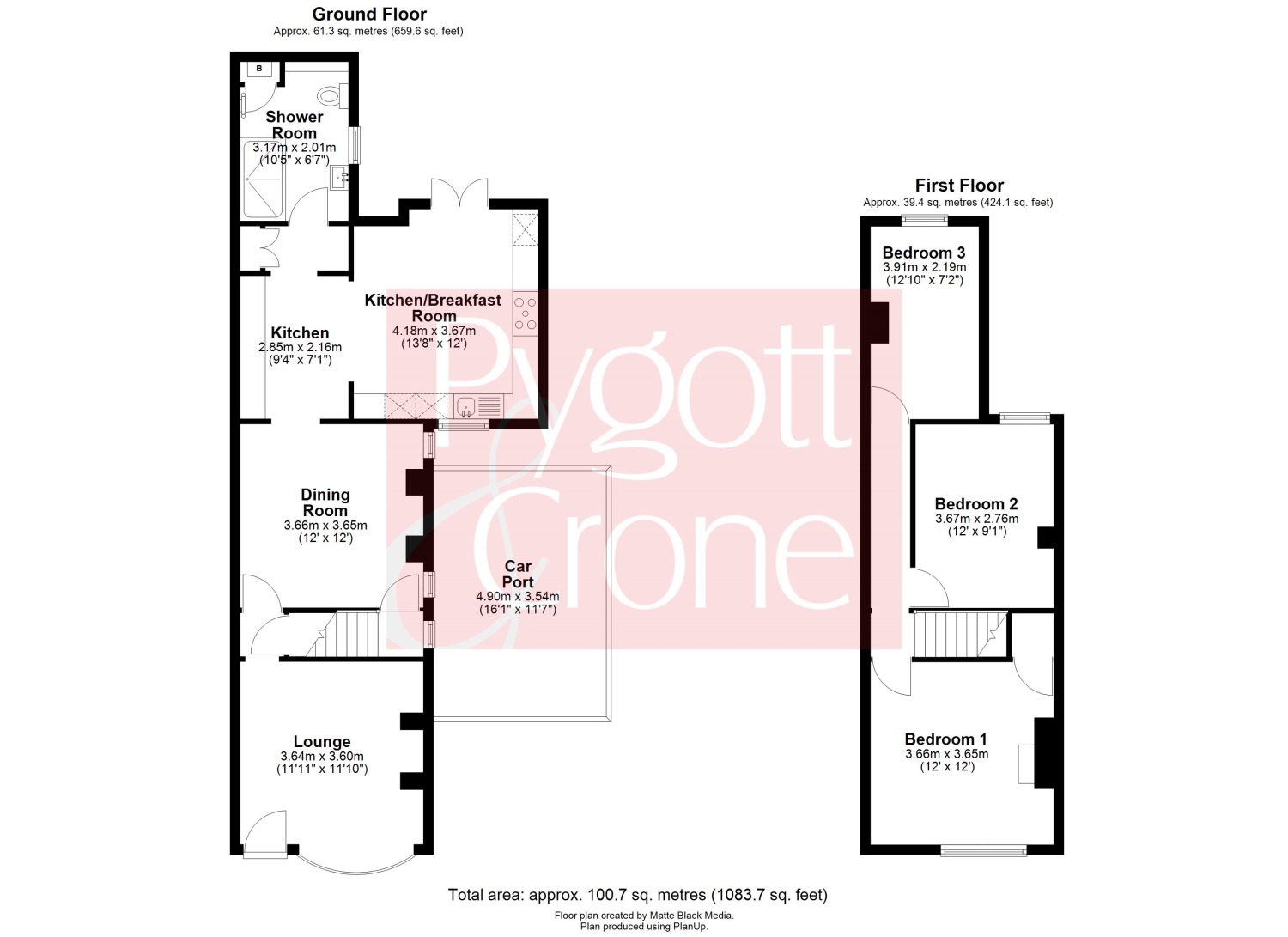 2, Ernest Villas Powell Street, Boston floorplan