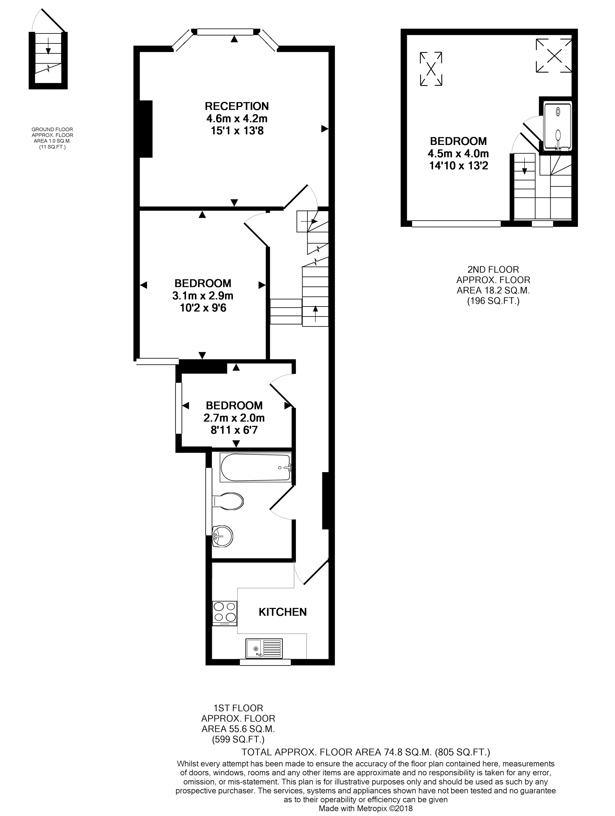 3 Bedrooms Flat to rent in Southfield Road, Chiswick W4