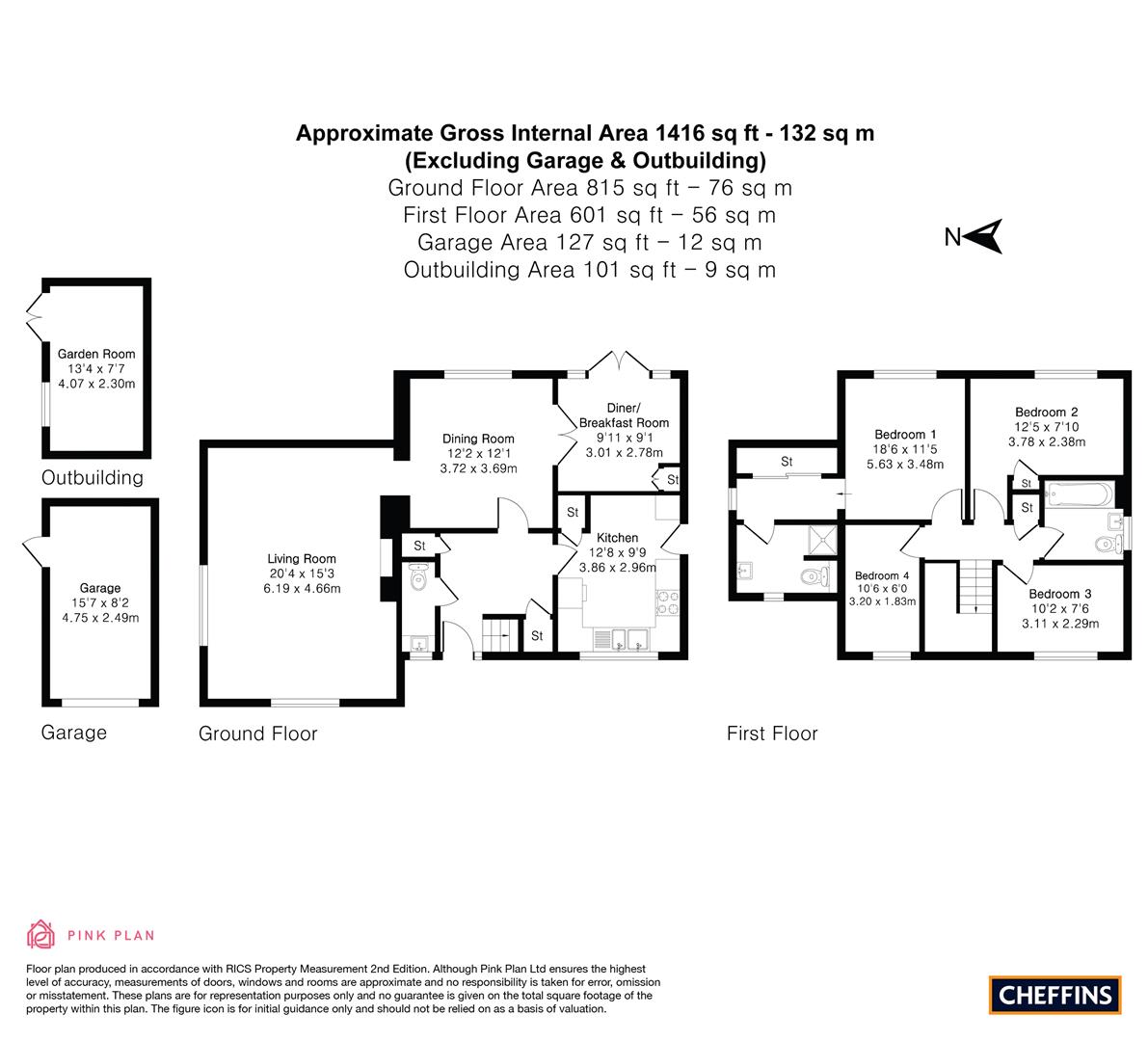 10, Cherry Orchard, Fulbourn floorplan