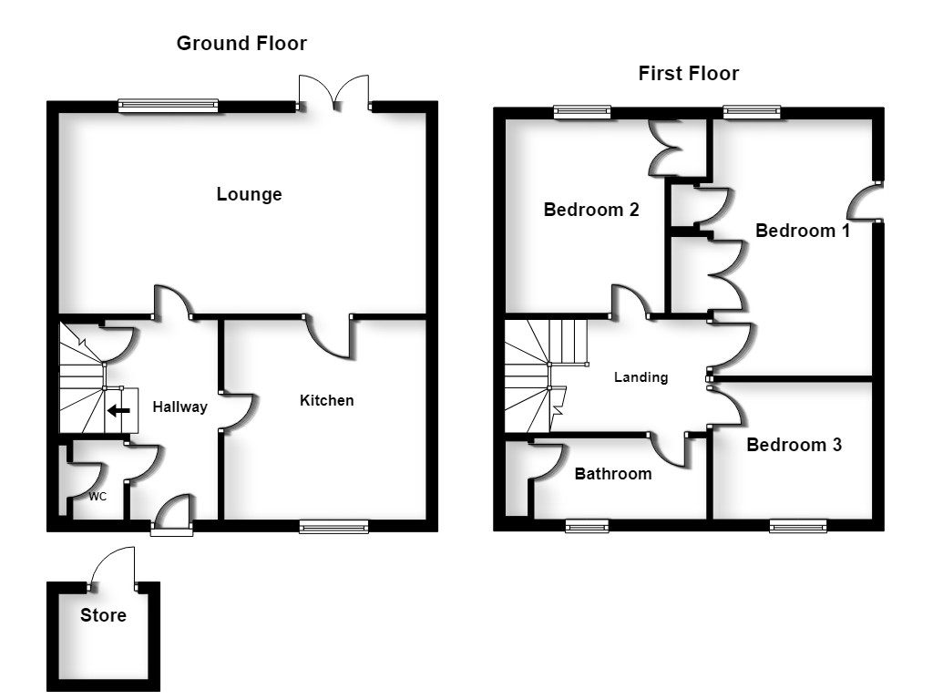25, Badger Drive, Sheffield floorplan