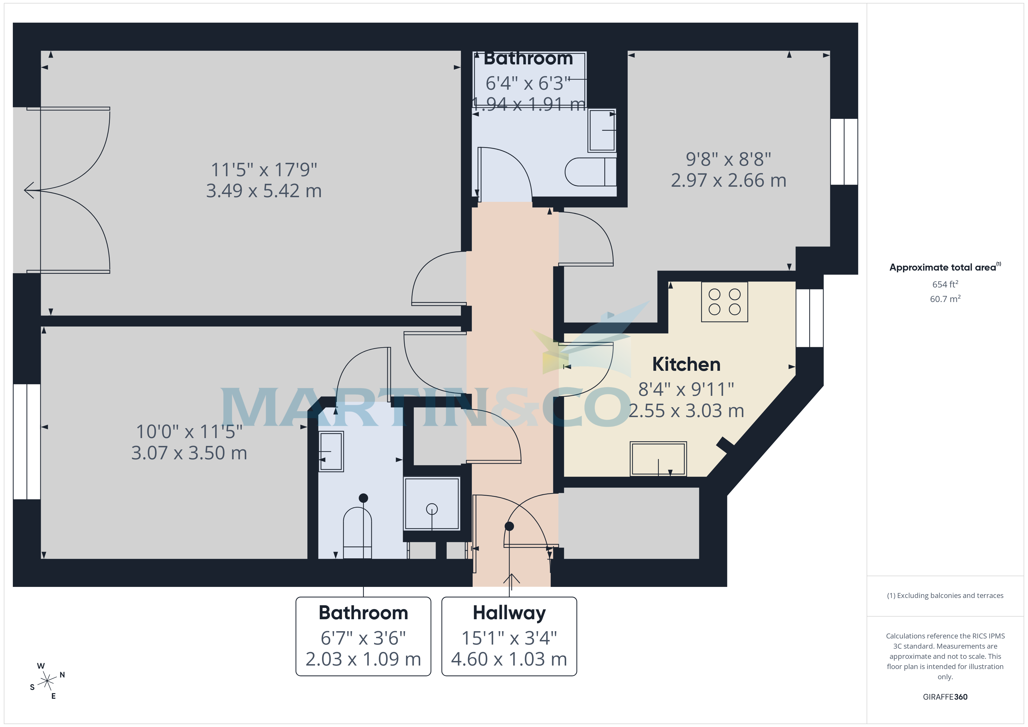 23, Merton Court, Brighton Marina floorplan