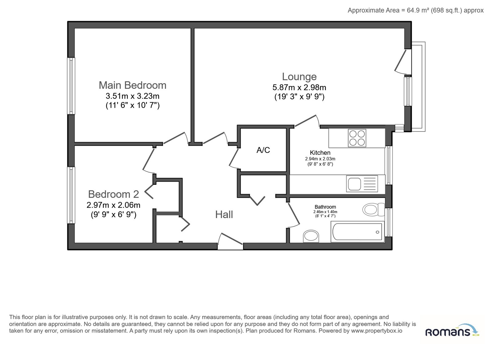 27, Yeovil Close, Hampshire floorplan