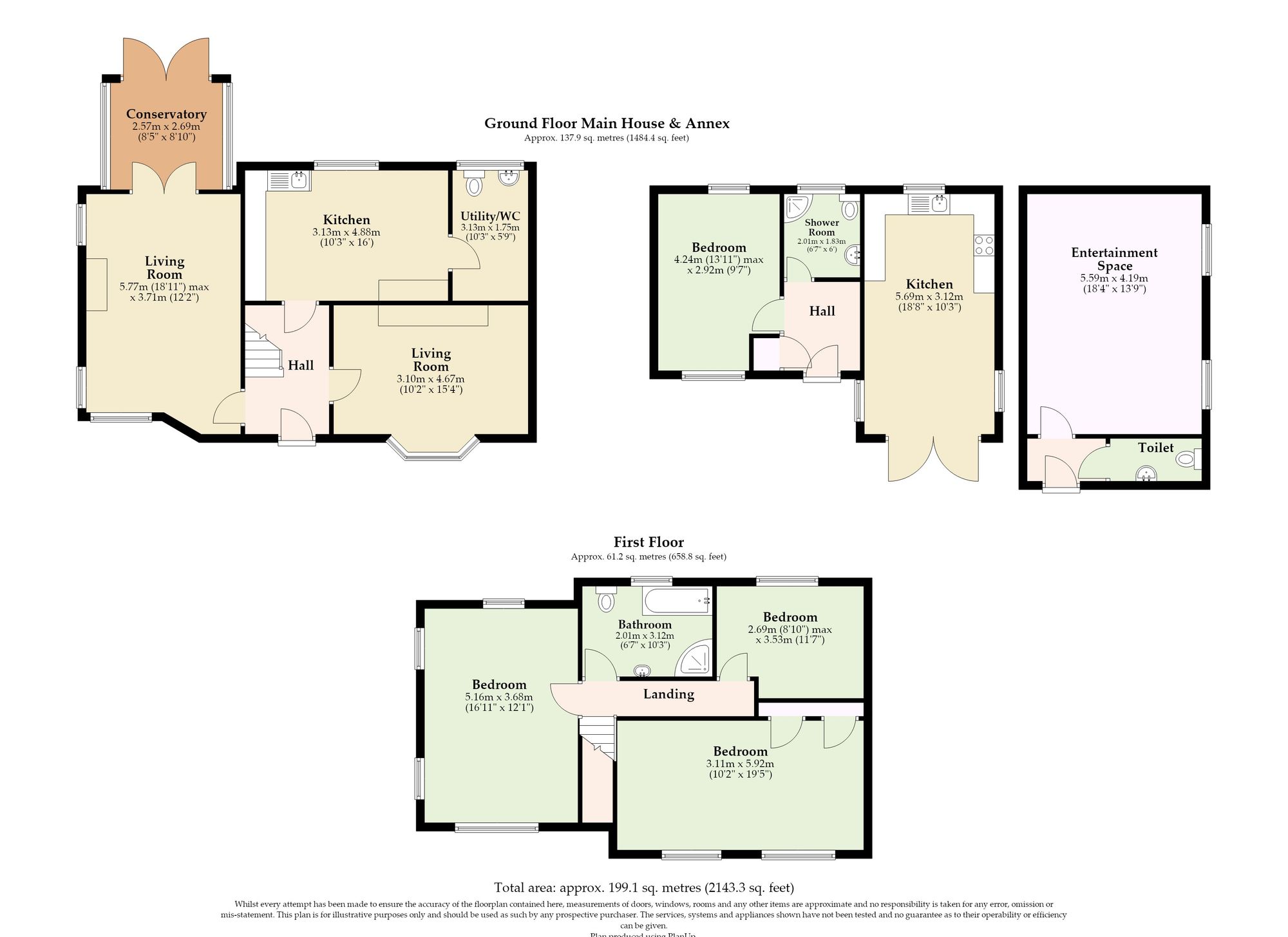 2 Evans Lombe Close, Great Yarmouth floorplan