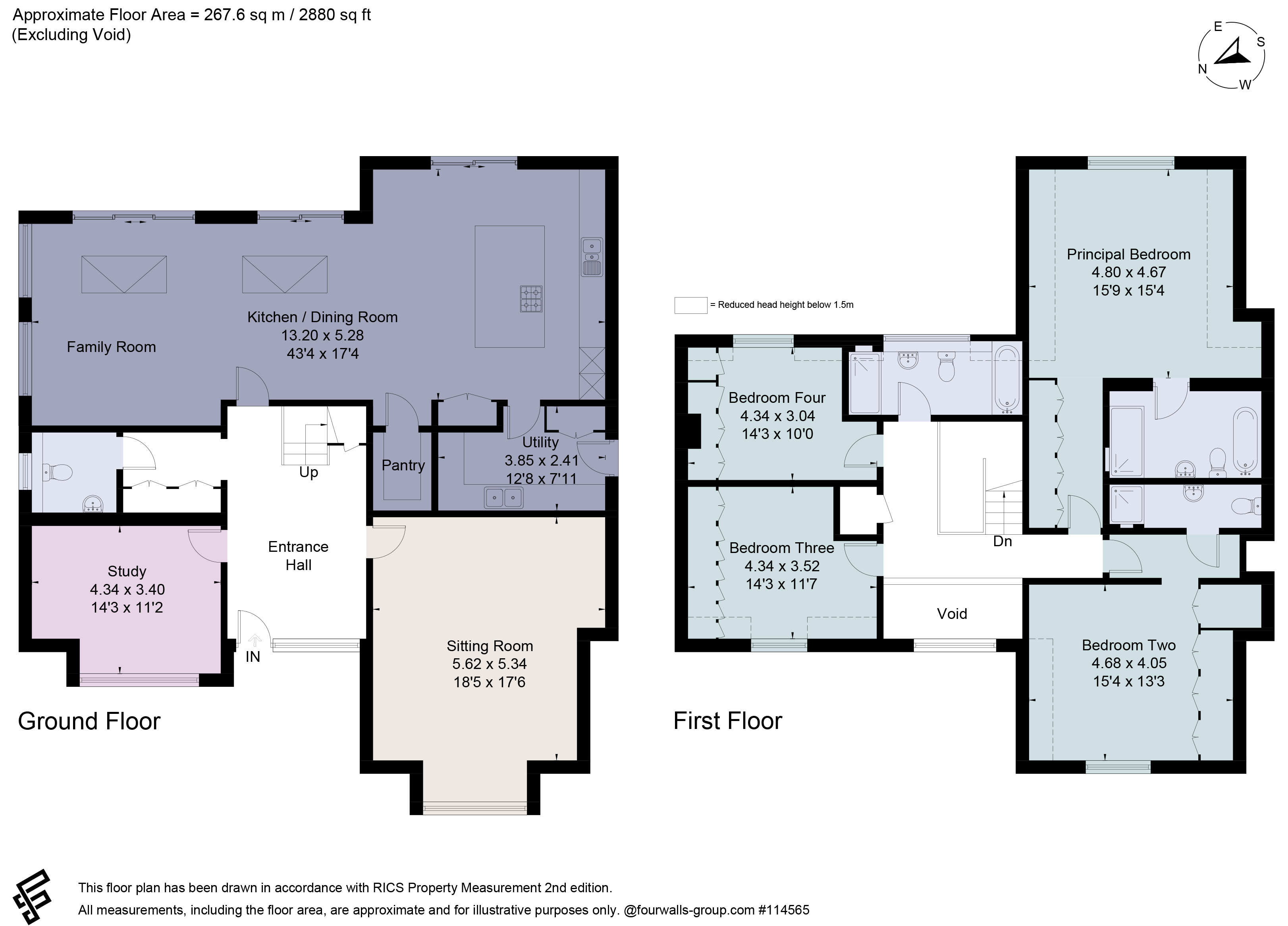 1, Orchard Grove, Dunsden floorplan