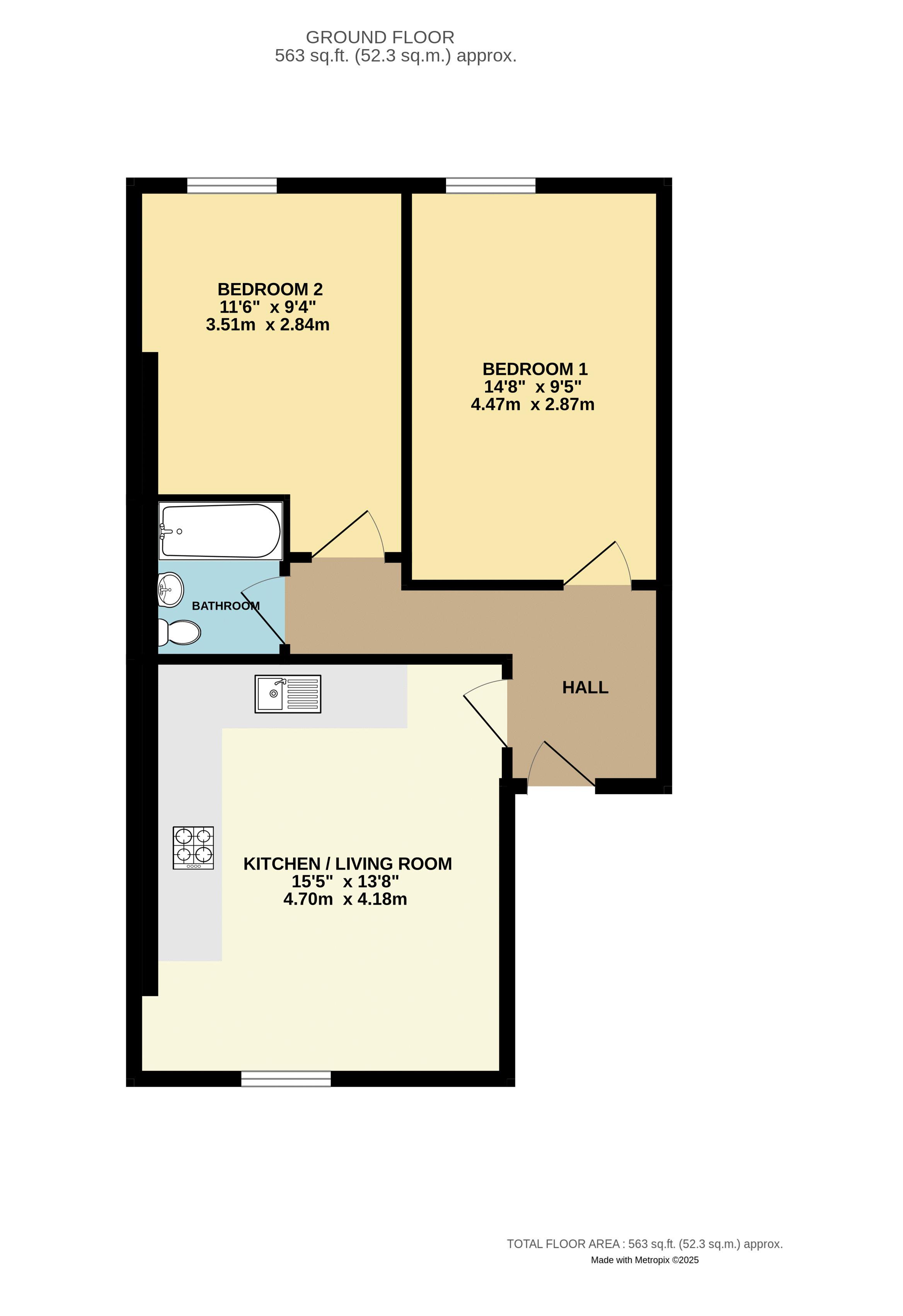 74, Embankment Road, Plymouth floorplan