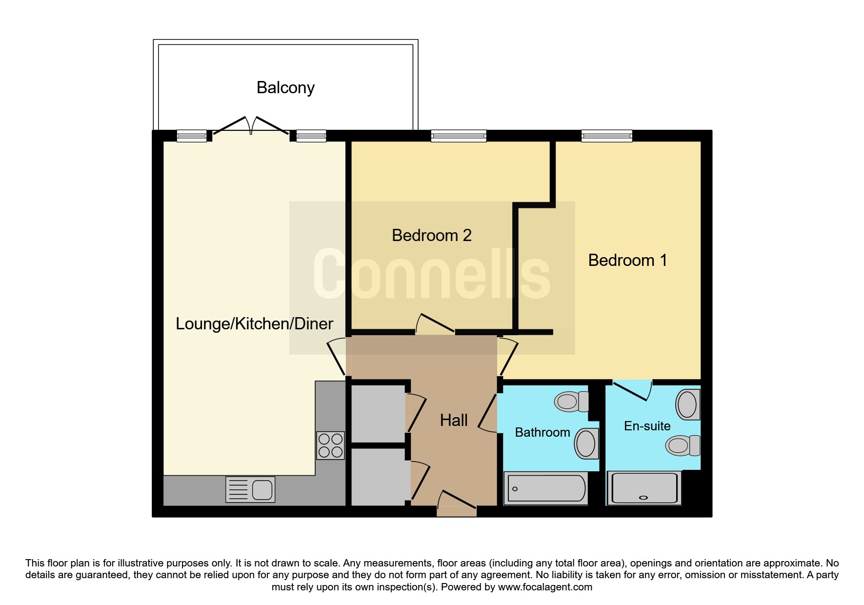 Flat 13, Waldorf House, Bessemer Road, Welwyn Garden City floorplan