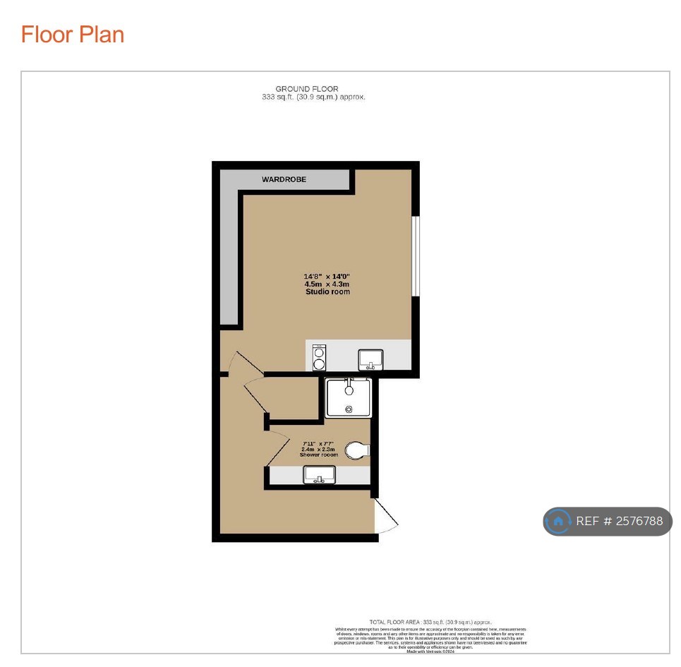 Homefield Park, Sutton floorplan